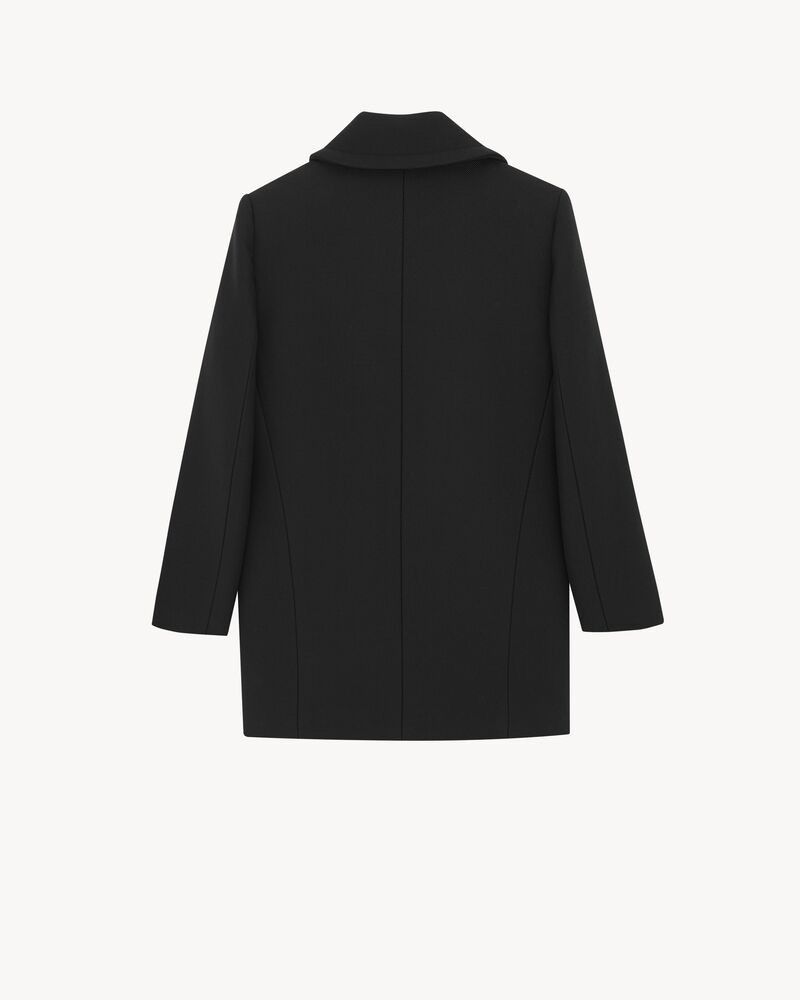 Saint Laurent Paris Saint Laurent Double Breasted Peacoat in Heavy Wool Peacoat Size XS / US 0-2 / IT 36-38 - 2 Thumbnail