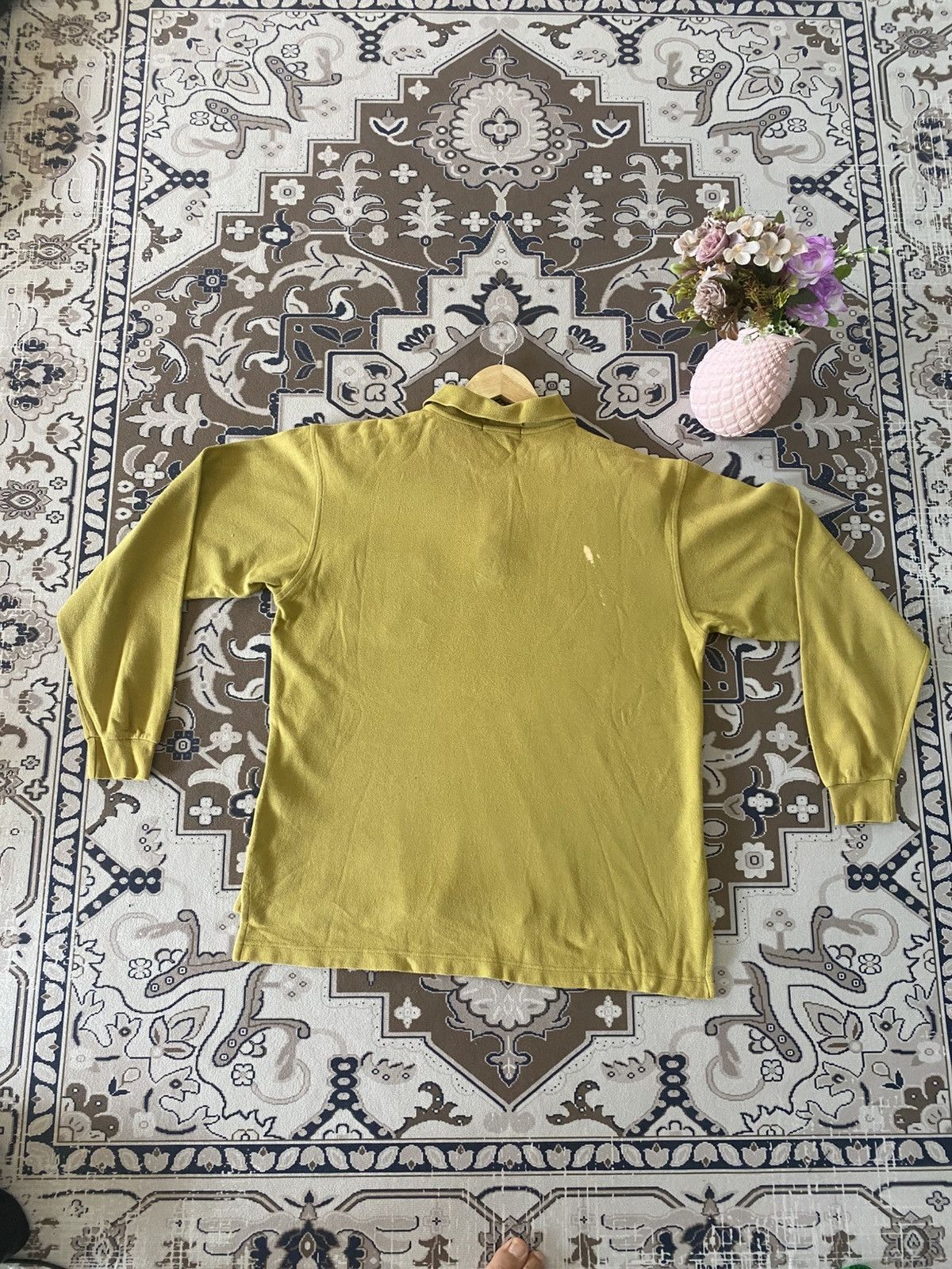 Yves Saint Laurent YVESSAINTLAURENT LONG SLEEVE POLO Size US L / EU 52-54 / 3 - 7 Thumbnail
