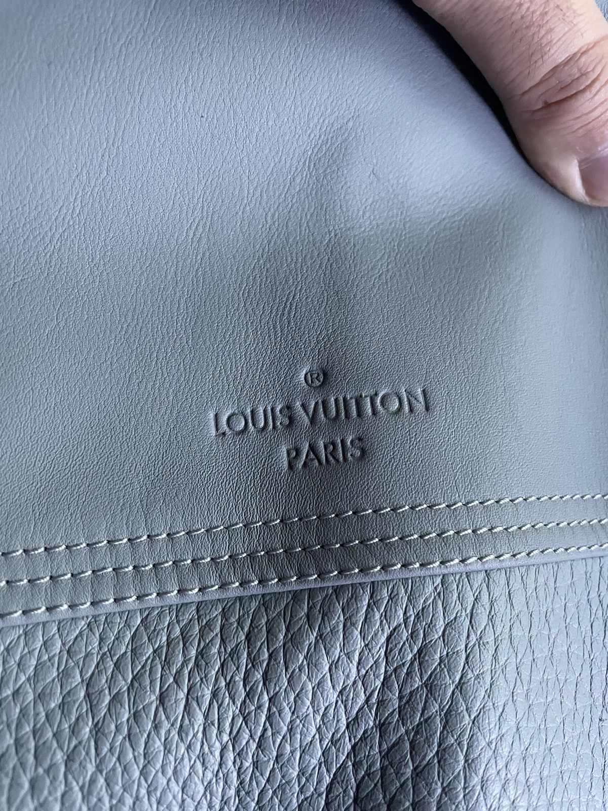 Louis Vuitton Louis Vuitton Grey Leather Jacket Size US XL / EU 56 / 4 - 4 Thumbnail