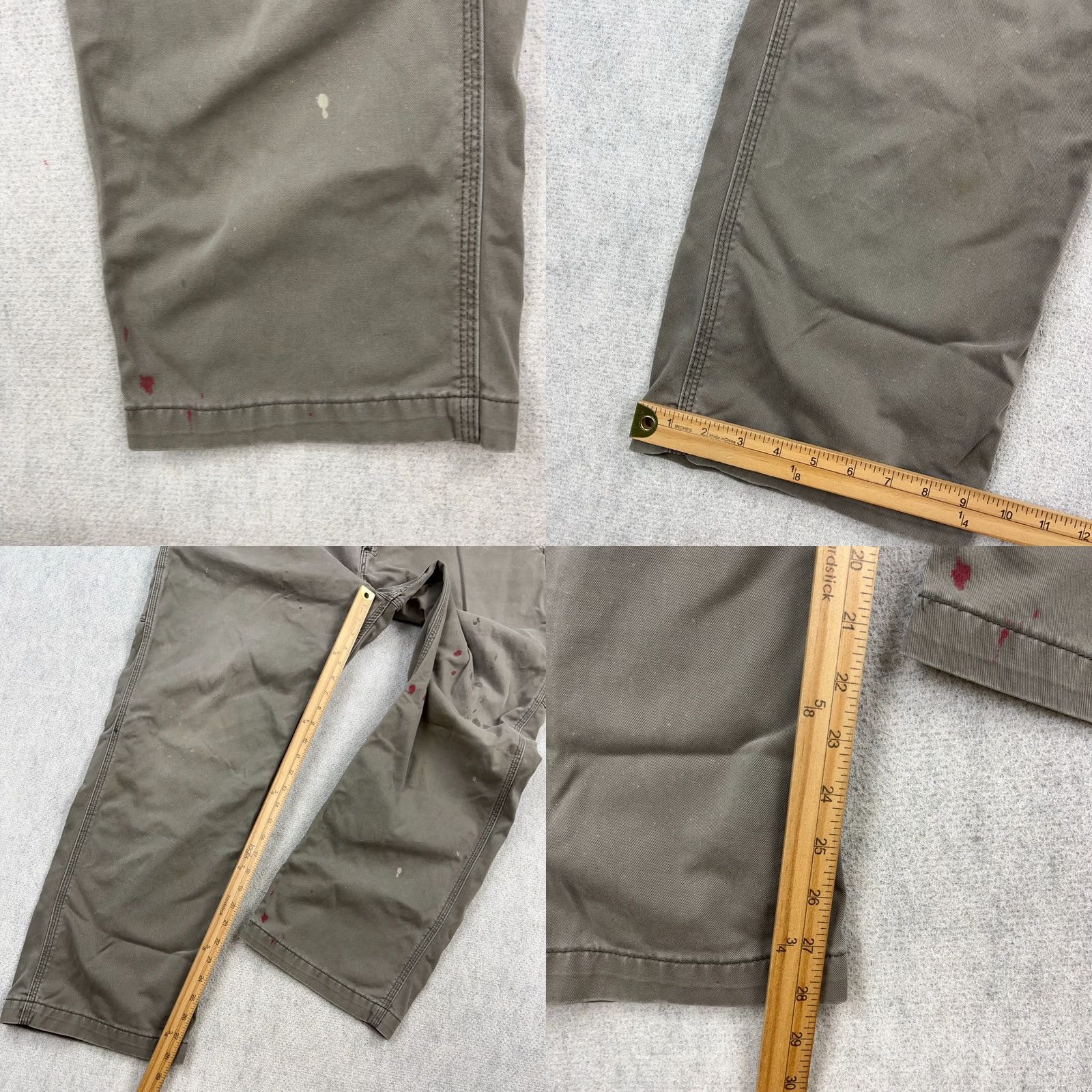 Carhartt VINTAGE Carhartt Pants Men 40x28 Carpenter Gray Twill Baggy Faded Distressed Relaxed Size US 40 / EU 56 - 8 Thumbnail