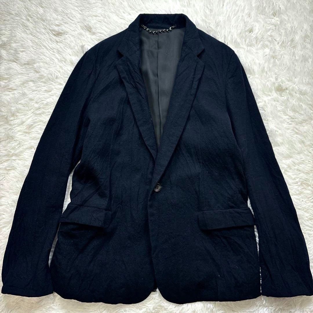 Julius Julius 7 Navy Wool Blend Vintage Workwear Blazer Size 42S - 4 Thumbnail