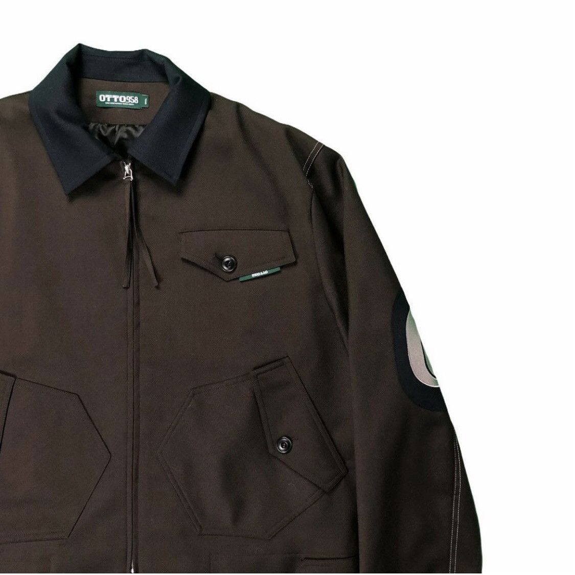 image of Kiko Kostadinov Work Jacket in Brown, Men's (Size Medium)