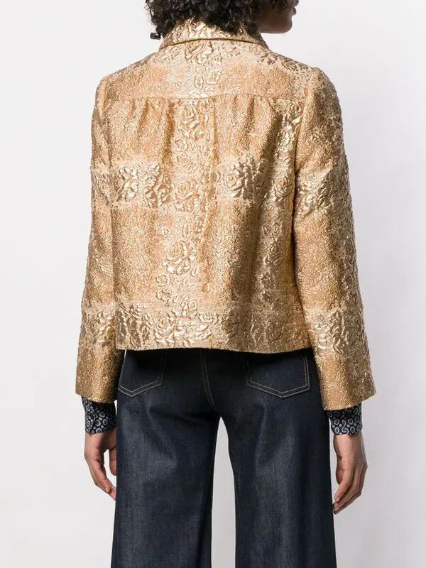 Valentino o1y0226 Blazer in Beige Size M / US 6-8 / IT 42-44 - 4 Thumbnail