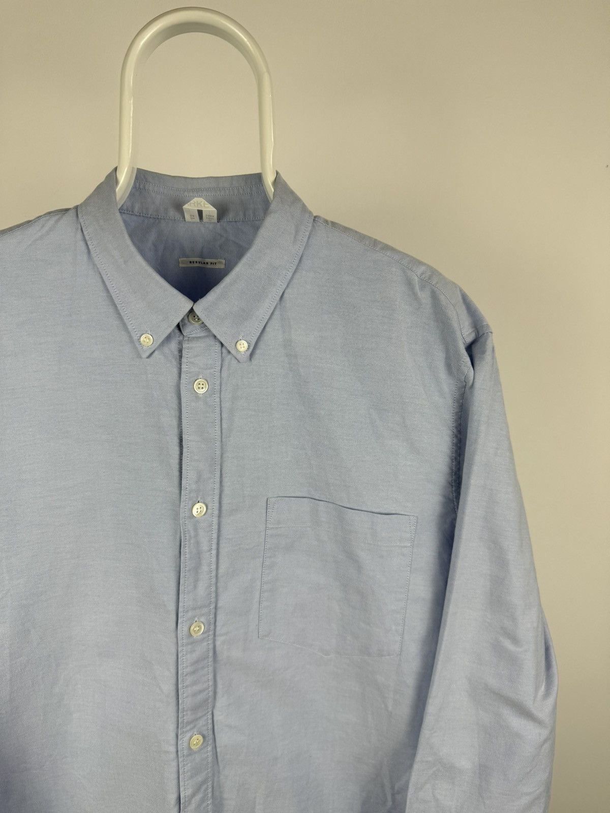Arket Arket Long Sleeve Basic Blue Shirt Size US L / EU 52-54 / 3 - 2 Thumbnail