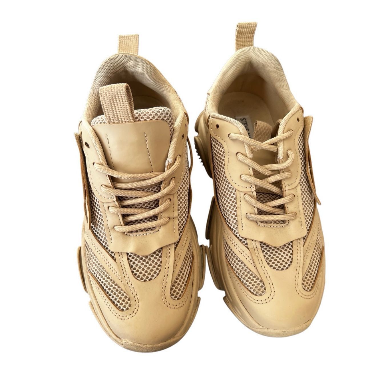 Steve Madden Steve Madden Possession chunky lace-up sneakers in tan size Size US 8.5 / IT 38.5 - 7 Thumbnail