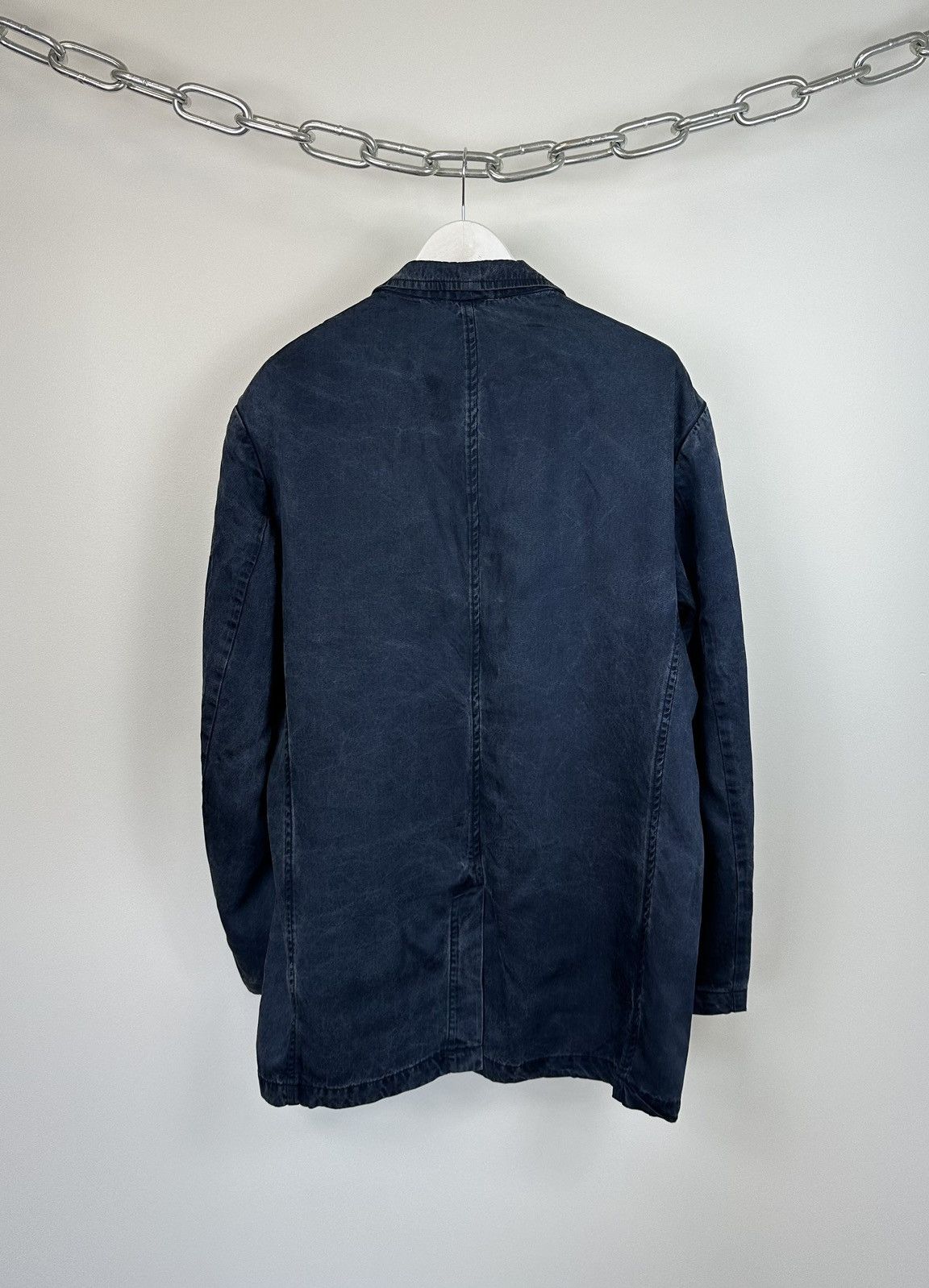 Balmain Vintage Balmain Designer Tencel Fabric Dyed Blazer Jacket Size 46R - 2 Thumbnail