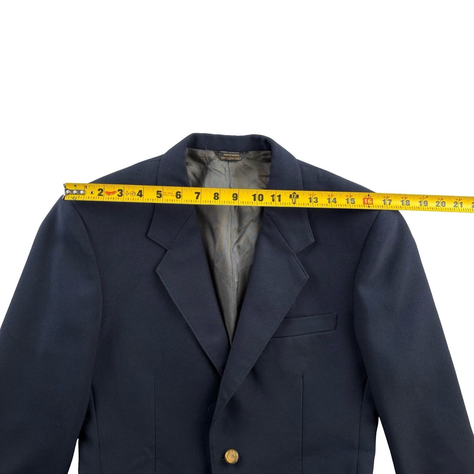 Levi's VTG Levi’s Men’s Wool Blend Action Suit Blazer Jacket Blue • Size 38R - 8 Thumbnail