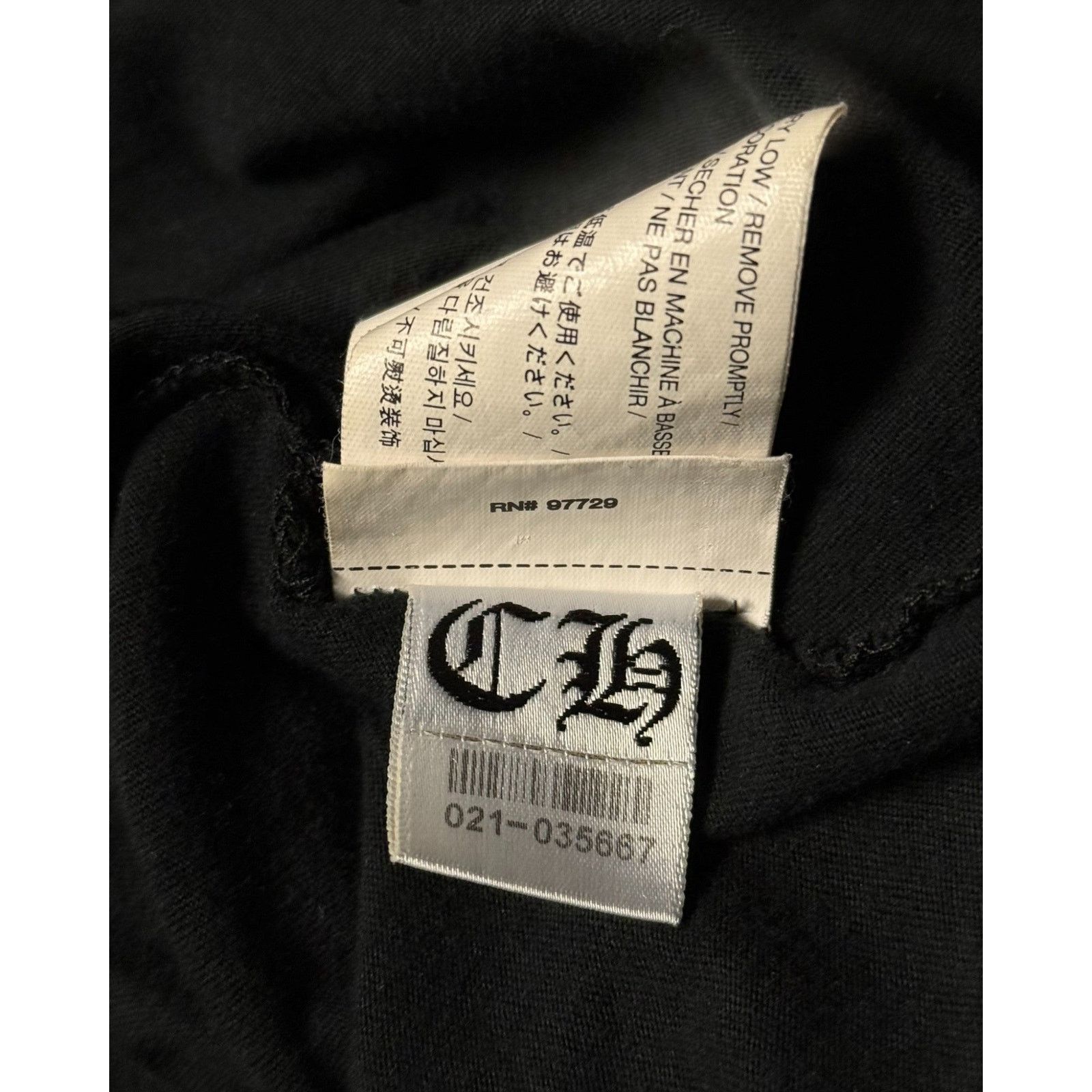 Chrome Hearts Chrome Hearts Black Yellow Dagger Tee Size US XL / EU 56 / 4 - 10 Thumbnail