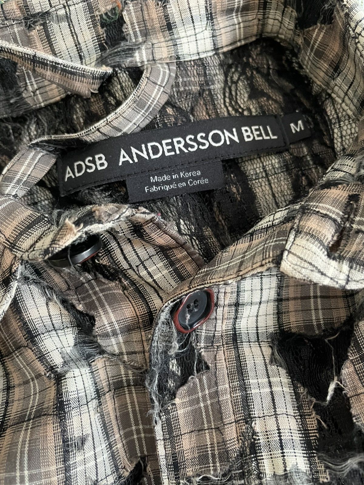 Andersson Bell Andersson Bell Emiil Check Shirt Size US M / EU 48-50 / 2 - 5 Thumbnail