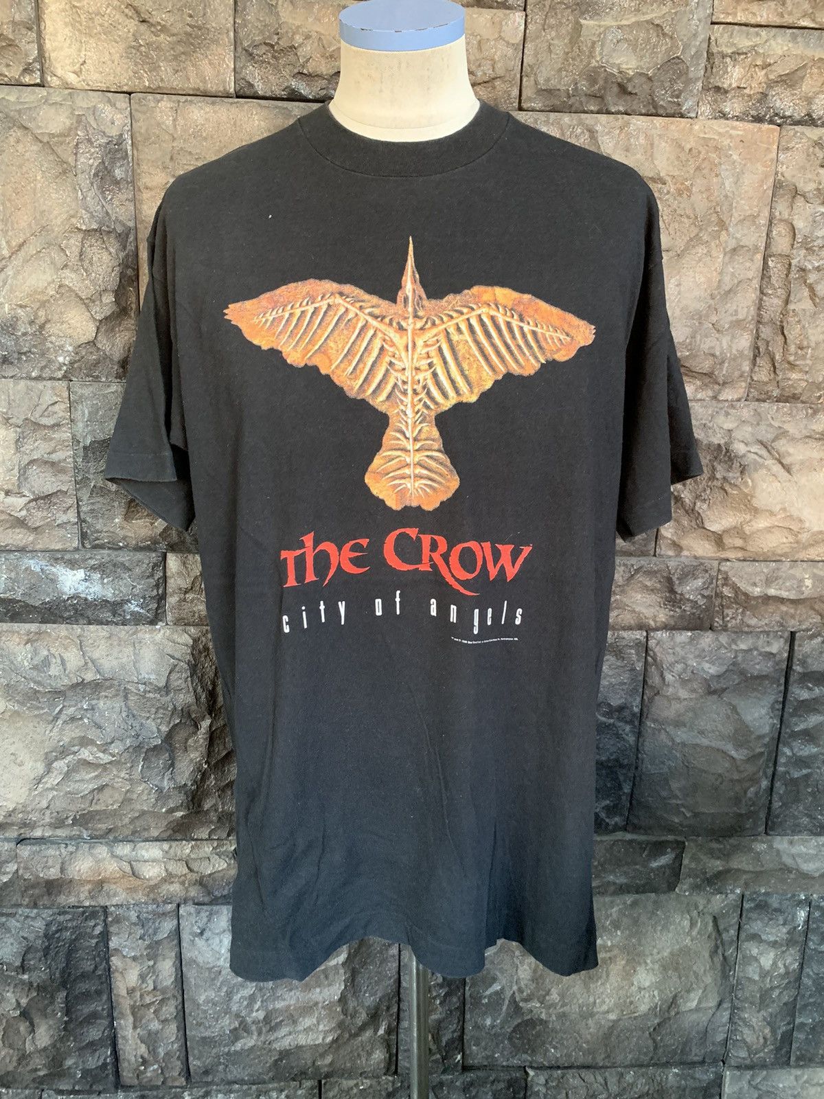 Vintage 90s The Crow Supernatural Superhero Movie T Shirt