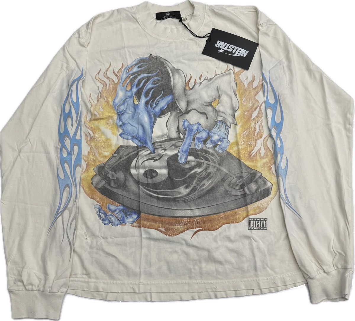 HELLSTAR Hellstar DJ Reverse Long Sleeve T-shirt Size US M / EU 48-50 / 2 - 1 Thumbnail