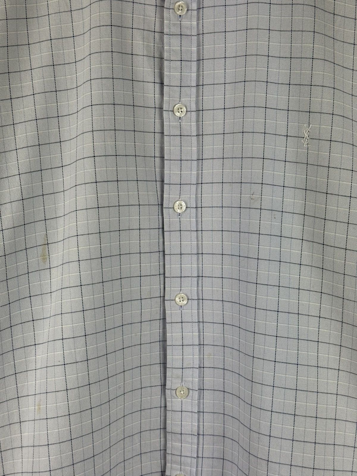 Yves Saint Laurent YSL Vintage Yves Saint Laurent L/S Plaid Button Up Shirt Size US L / EU 52-54 / 3 - 7 Thumbnail