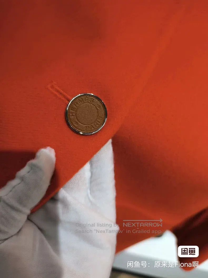 Hermes Hermes Orange coat Size XS / US 0-2 / IT 36-38 - 3 Thumbnail
