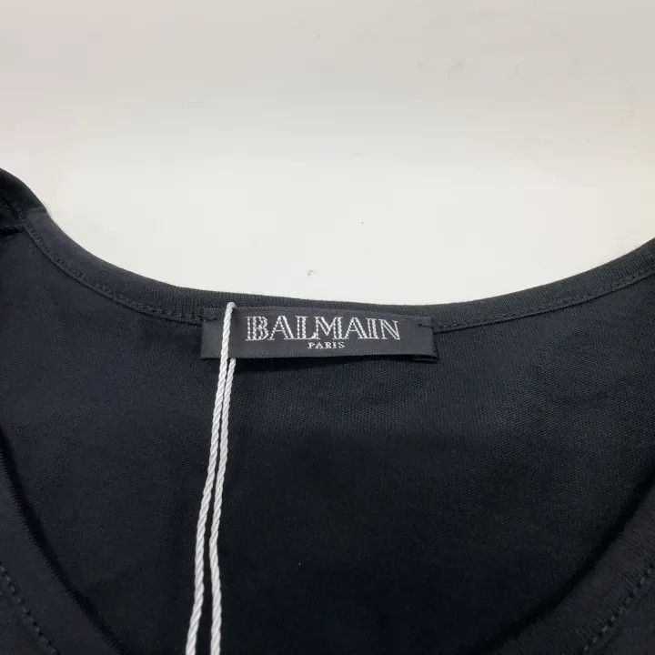 Other Balmain Logo Black Tank Top for Women -2507 Size M / US 6-8 / IT 42-44 - 4 Thumbnail
