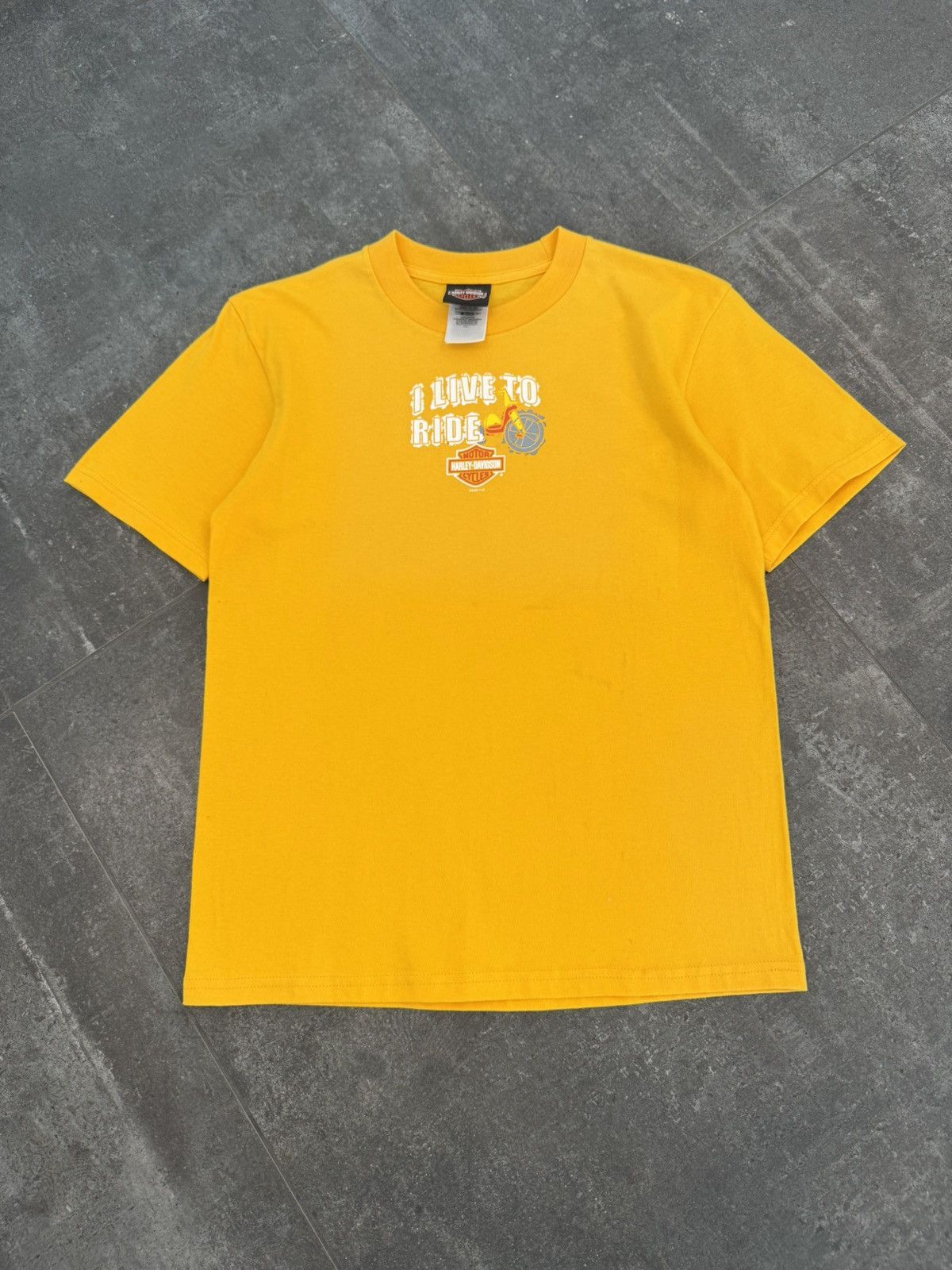 Harley Davidson 2009 Harley Davidson I Live To Ride T Shirt Size US S / EU 44-46 / 1 - 1 Thumbnail