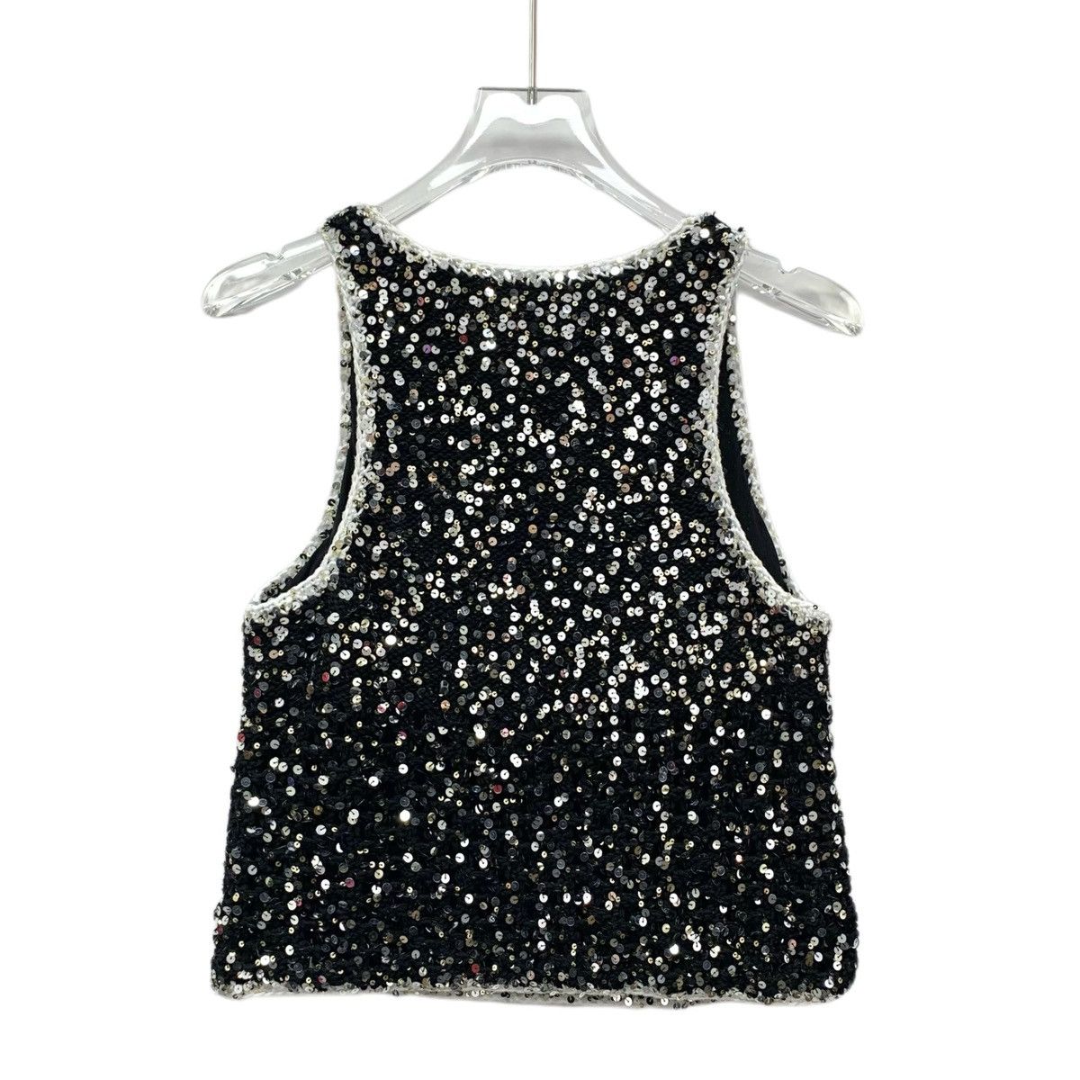 Chanel Chanel Sequin & Rhinestone Sleeveless Camisole Top K26WX Size XS / US 0-2 / IT 36-38 - 2 Thumbnail