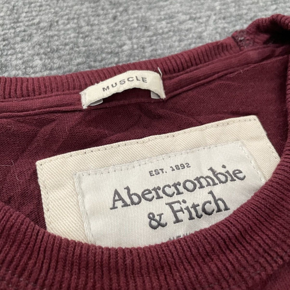 Abercrombie & Fitch Abercrombie Logo Long Sleeve Shirt Size US S / EU 44-46 / 1 - 3 Thumbnail