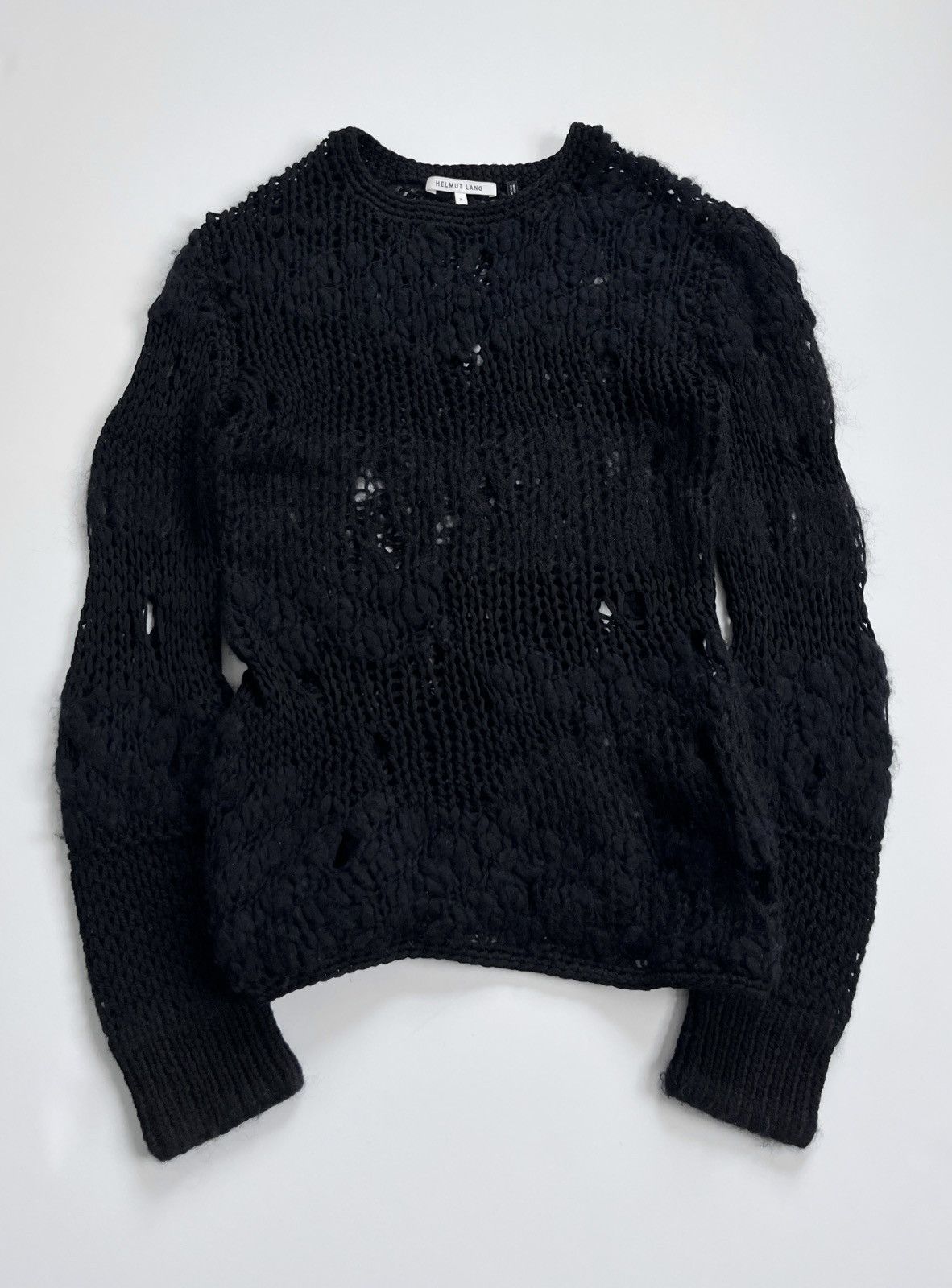 Helmut Lang Helmut Lang distress grunge knit Size US M / EU 48-50 / 2 - 1 Thumbnail