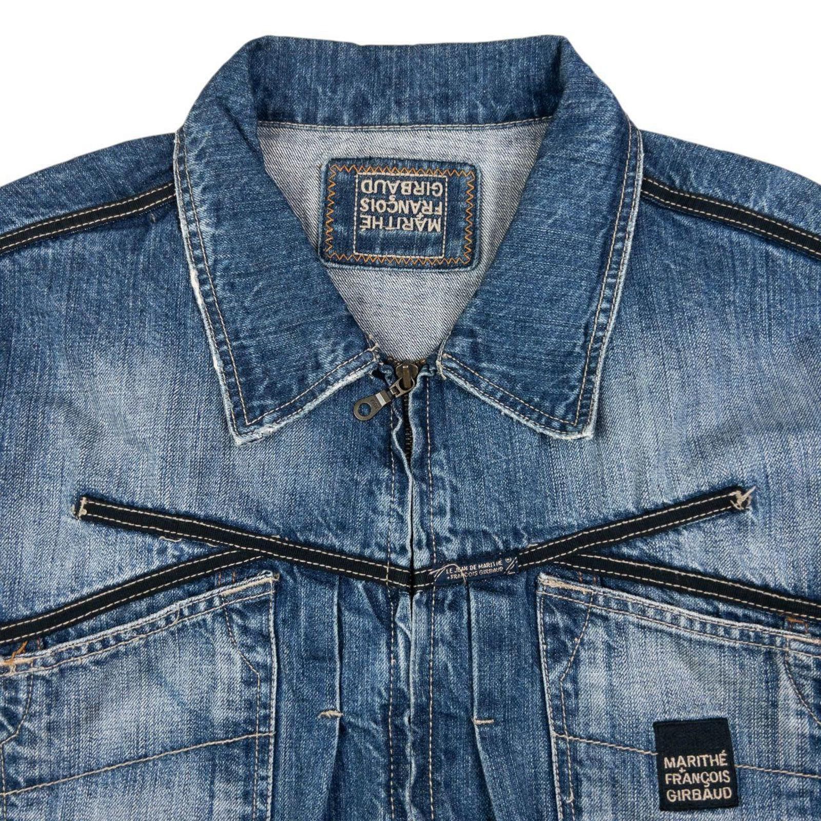 Marithe + Francois Girbaud Vintage Marithe + Francois Girbaud Zip Up Denim Jacket XXL Size US XXL / EU 58 / 5 - 3 Thumbnail