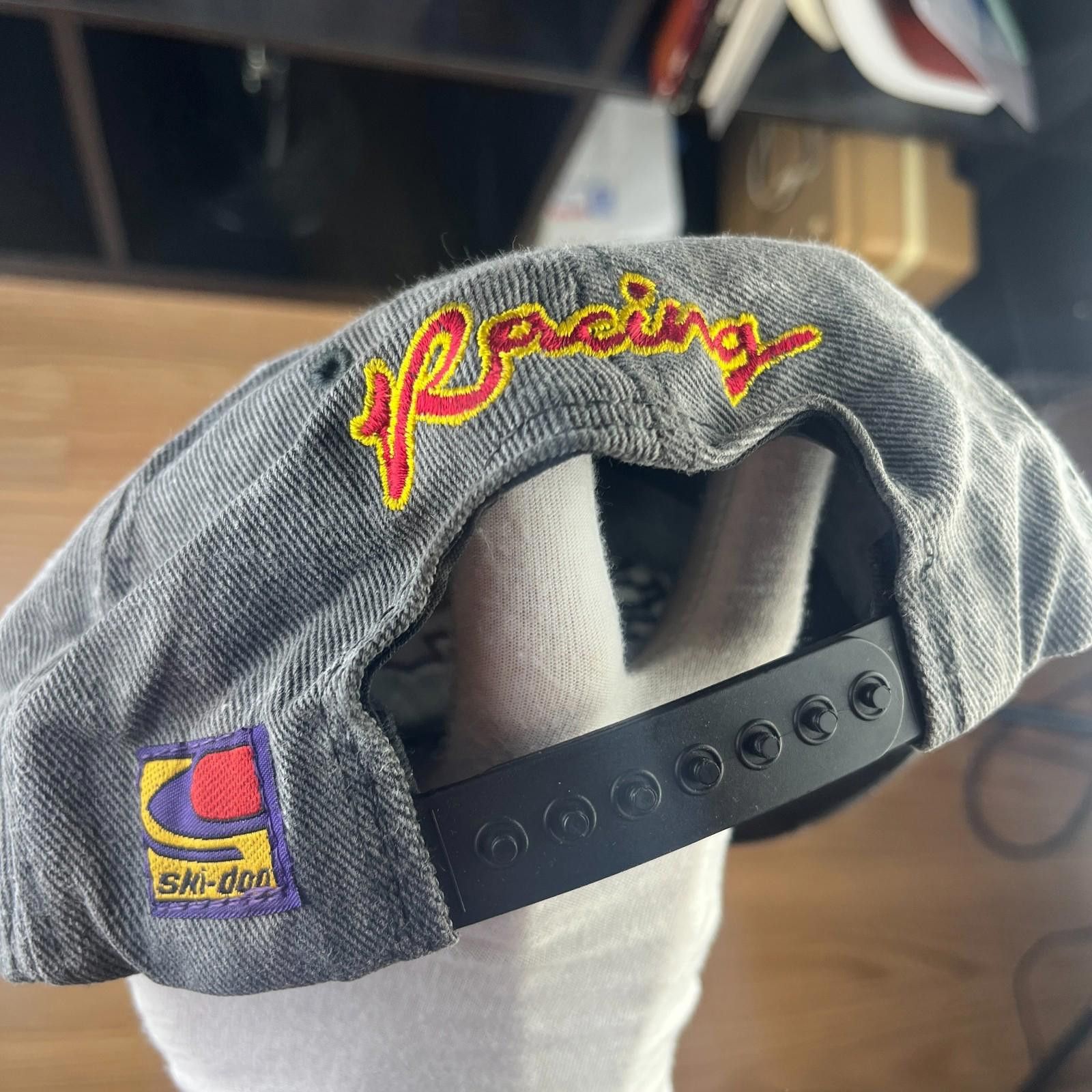 Ski-Doo Vintage 90s Ski Doo Racing Snapback Hat Size ONE SIZE - 3 Thumbnail