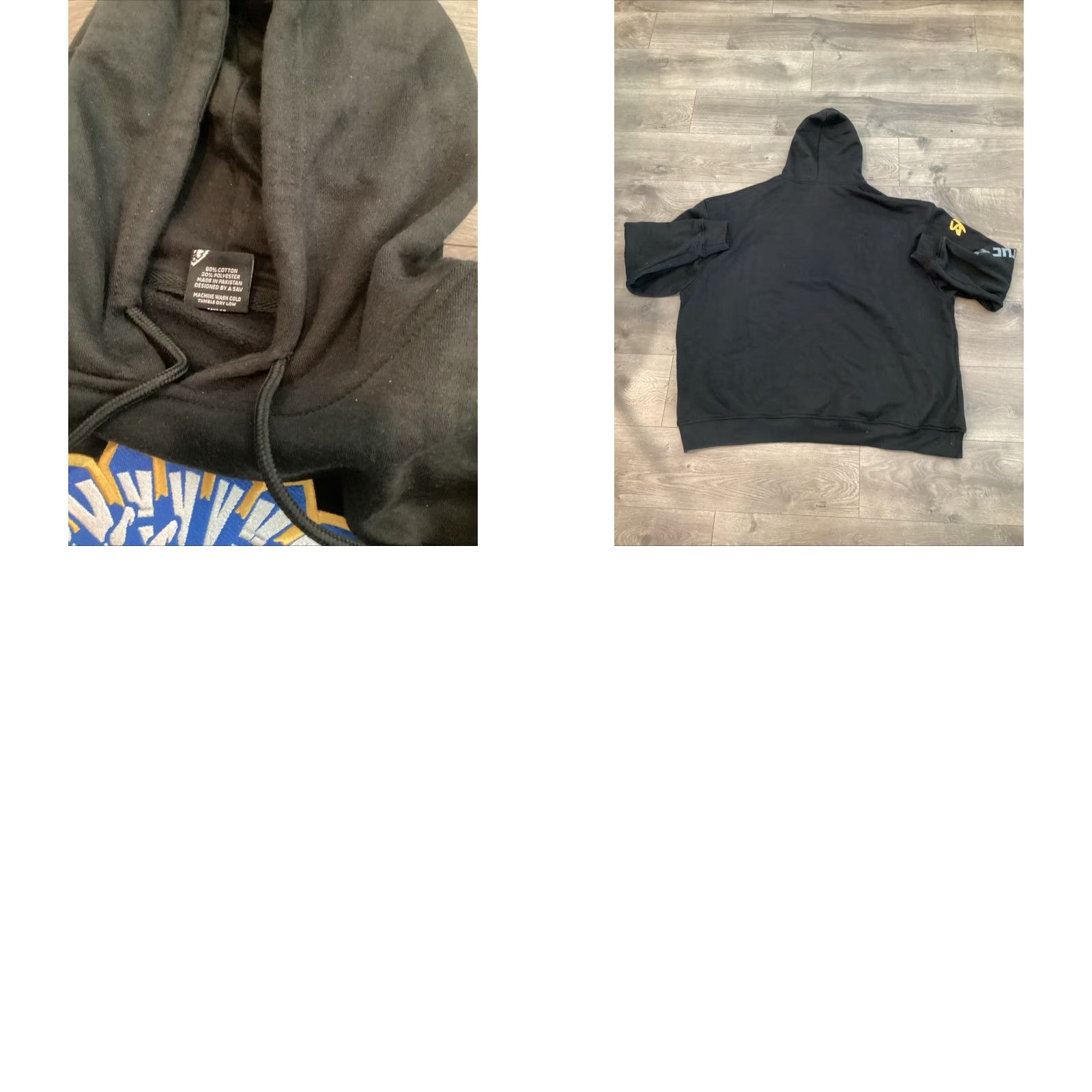 J Brand SAVS Brand Hoodie Black XXXXL Long Sleeve Skull Warrior Pullover Men’s Size US XXL / EU 58 / 5 - 8 Thumbnail