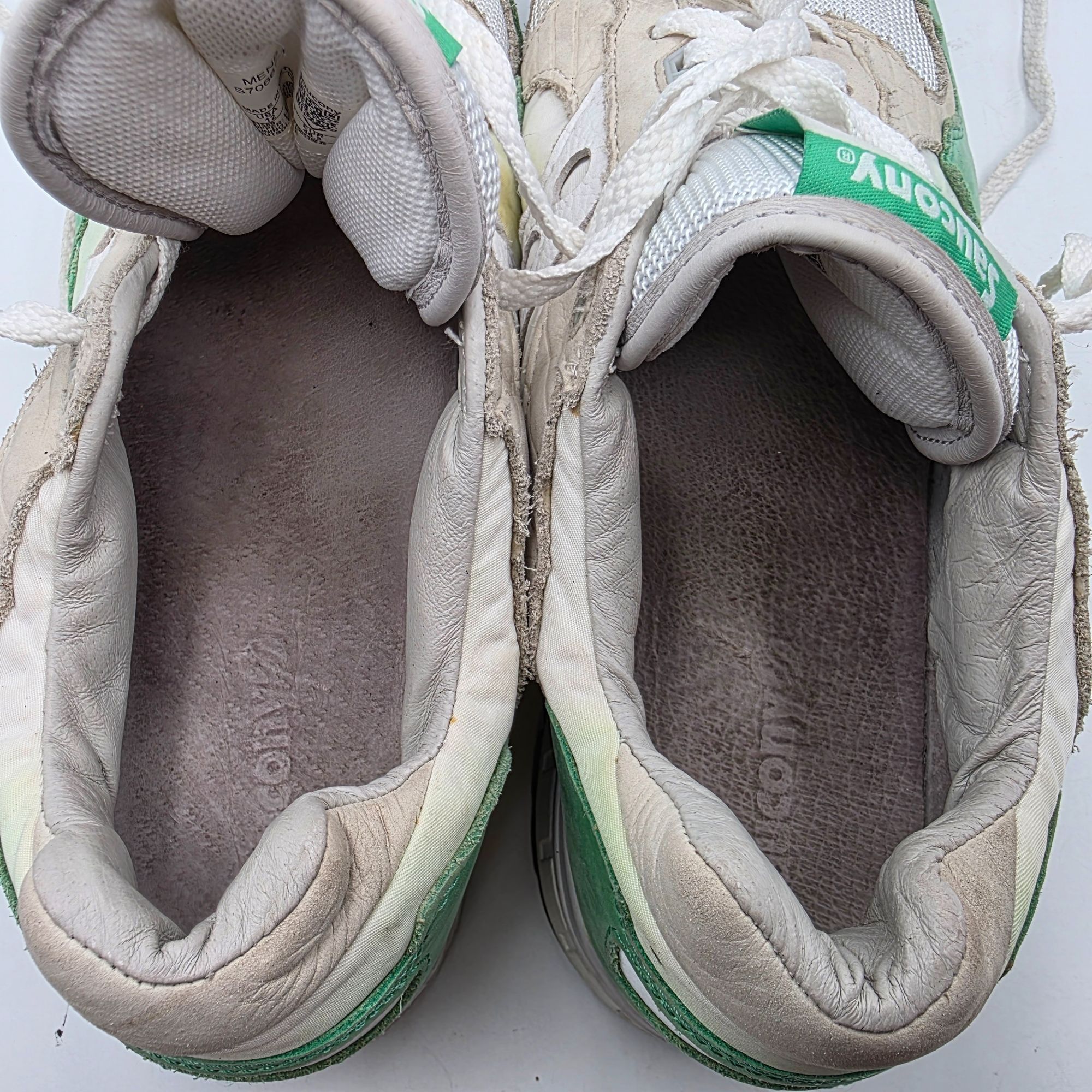 Saucony Saucony Shadow 5000 Mens Size 12 White Green Sneakers Casual Size US 12 / EU 45 - 10 Thumbnail