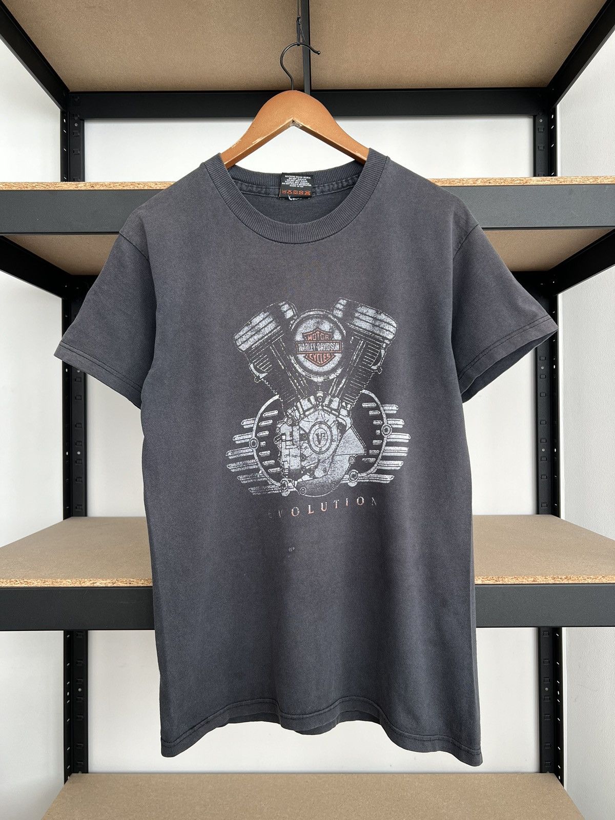 Harley Davidson Vintage 90s Harley Davidson West Coast Motors Holland Tshirt Size US S / EU 44-46 / 1 - 1 Thumbnail
