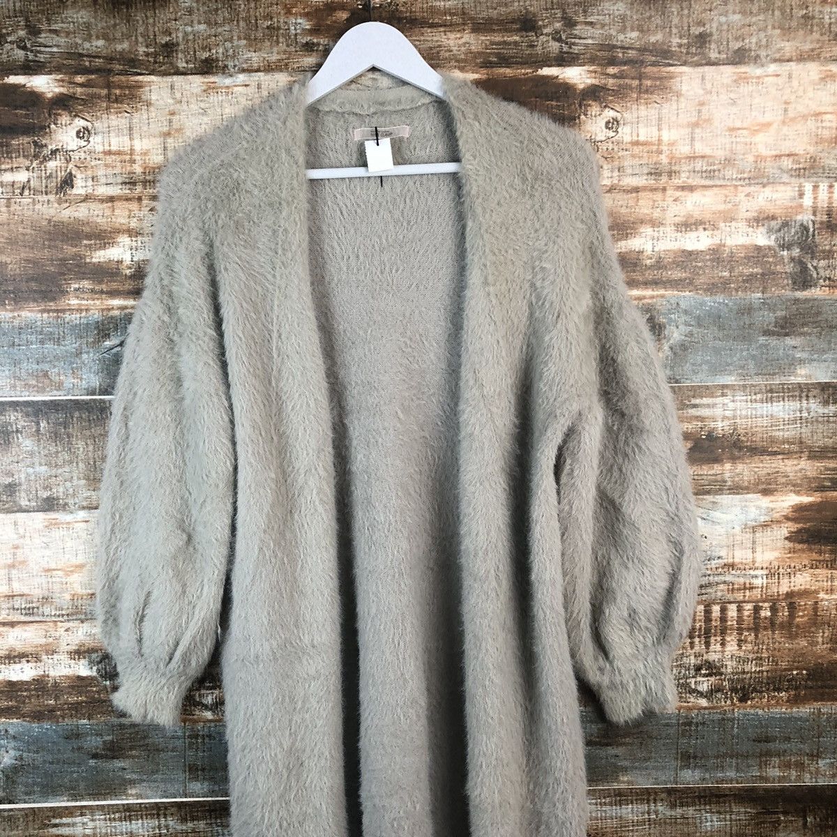 Vintage DLL Nice Claup Gray Cardigan Knitwear #C392 Size US L / EU 52-54 / 3 - 2 Thumbnail