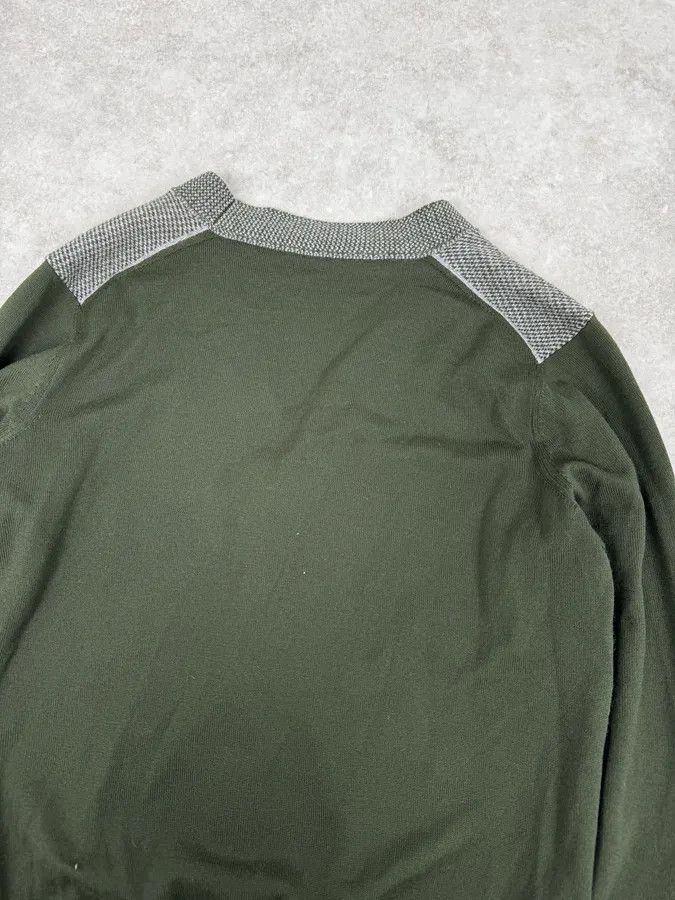 Bottega Veneta FW2017 Bottega Veneta Green & Grey Wool Cardigan Size US M / EU 48-50 / 2 - 6 Thumbnail