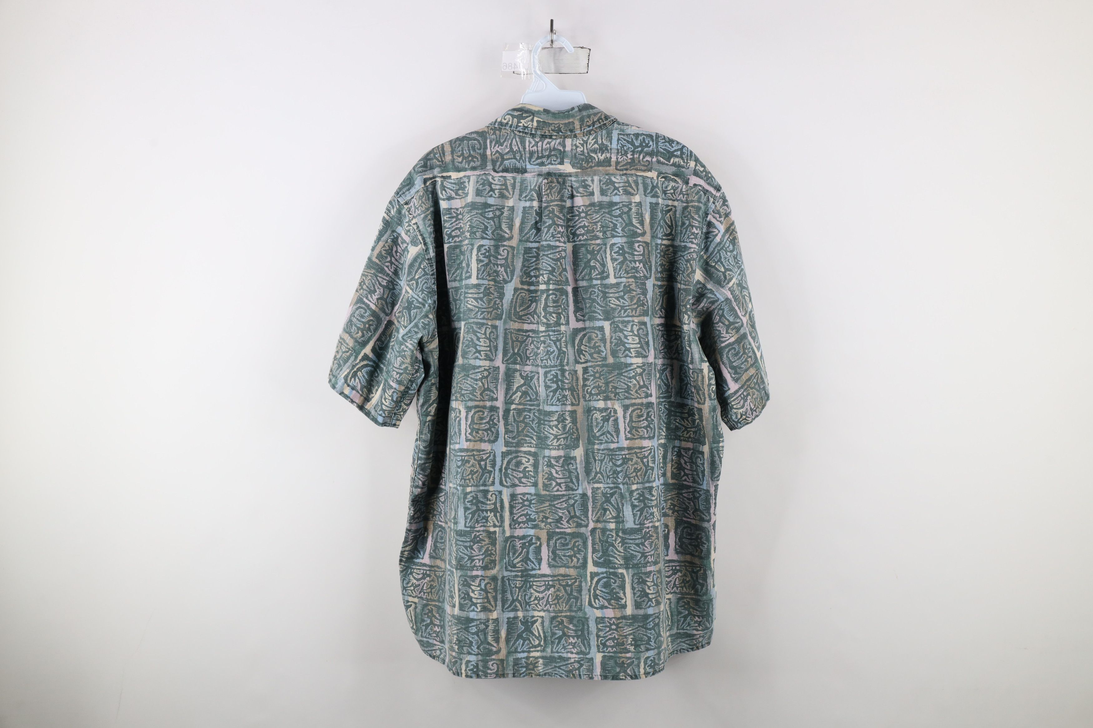 Reyn Spooner × Vintage Vintage 90s Reyn Spooner x Dietrich Varez Art Button Shirt Size US XXL / EU 58 / 5 - 8 Thumbnail