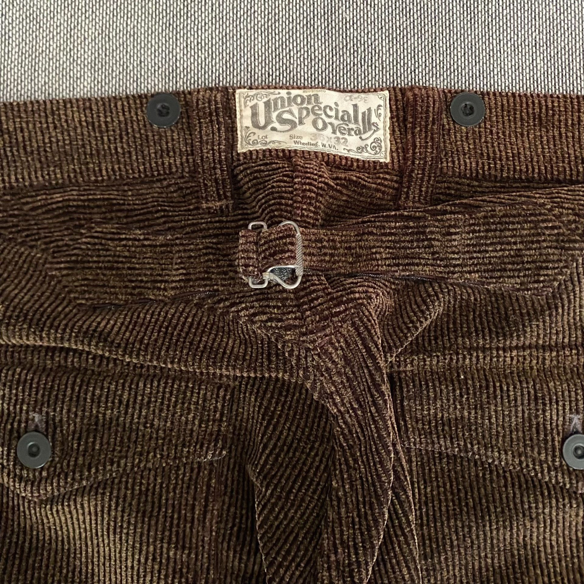 Freewheelers Freewheelers gers Brown Corduroy Work Pants Size US 36 / EU 52 - 8 Thumbnail