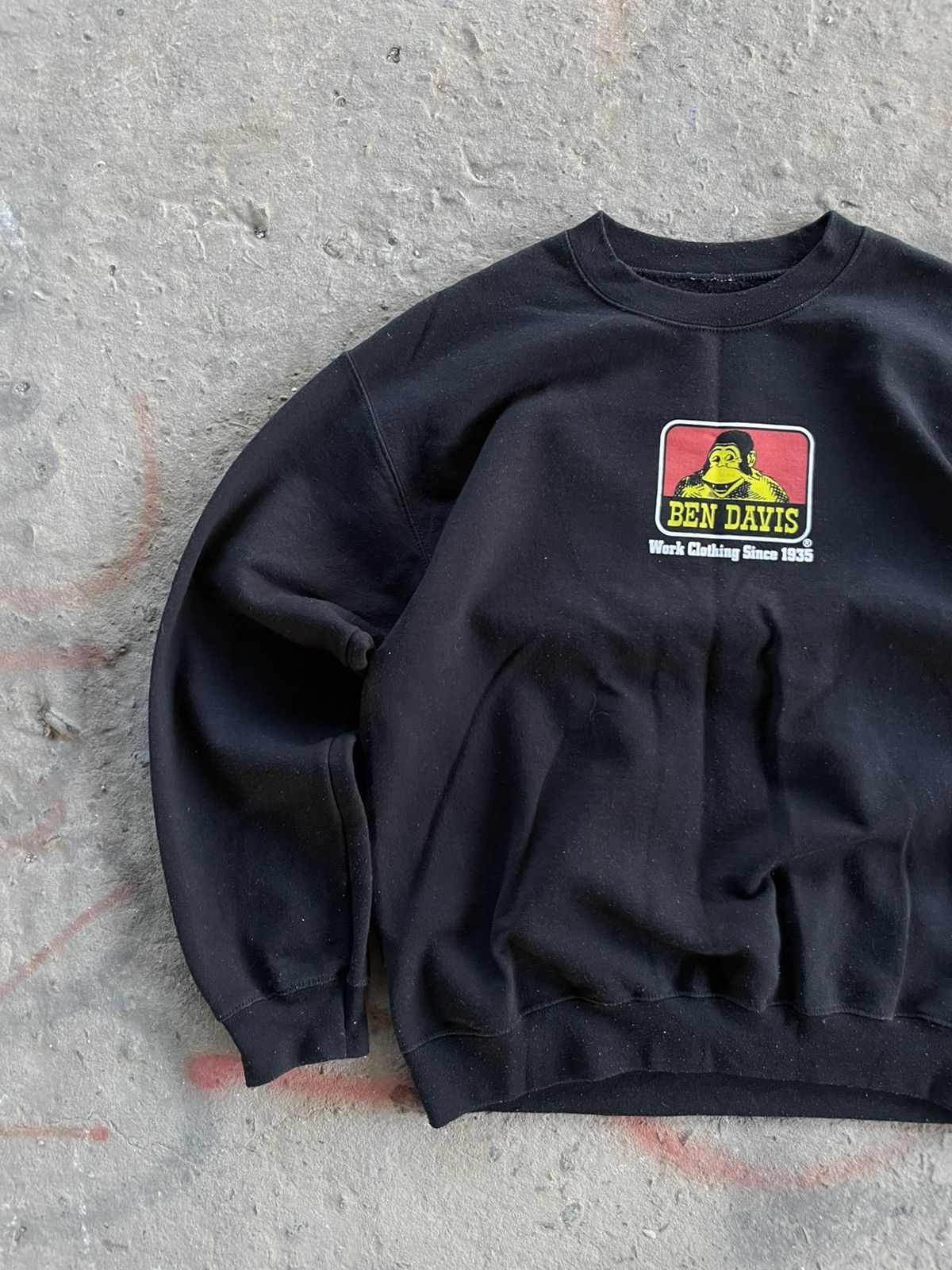 Ben Davis × Vintage VINTAGE BEN DAVIS WORKWEAR SWEATSHIRT Size US M / EU 48-50 / 2 - 3 Thumbnail