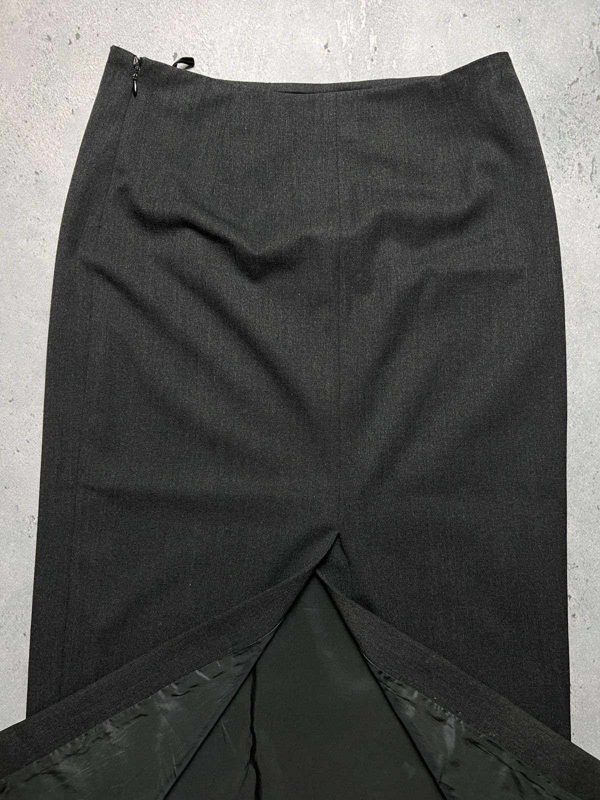 Iceberg Iceberg Vintage Asymmetry Wool Maxi Skirt Archive Rare Italy Size 32" / US 10 / IT 46 - 4 Thumbnail