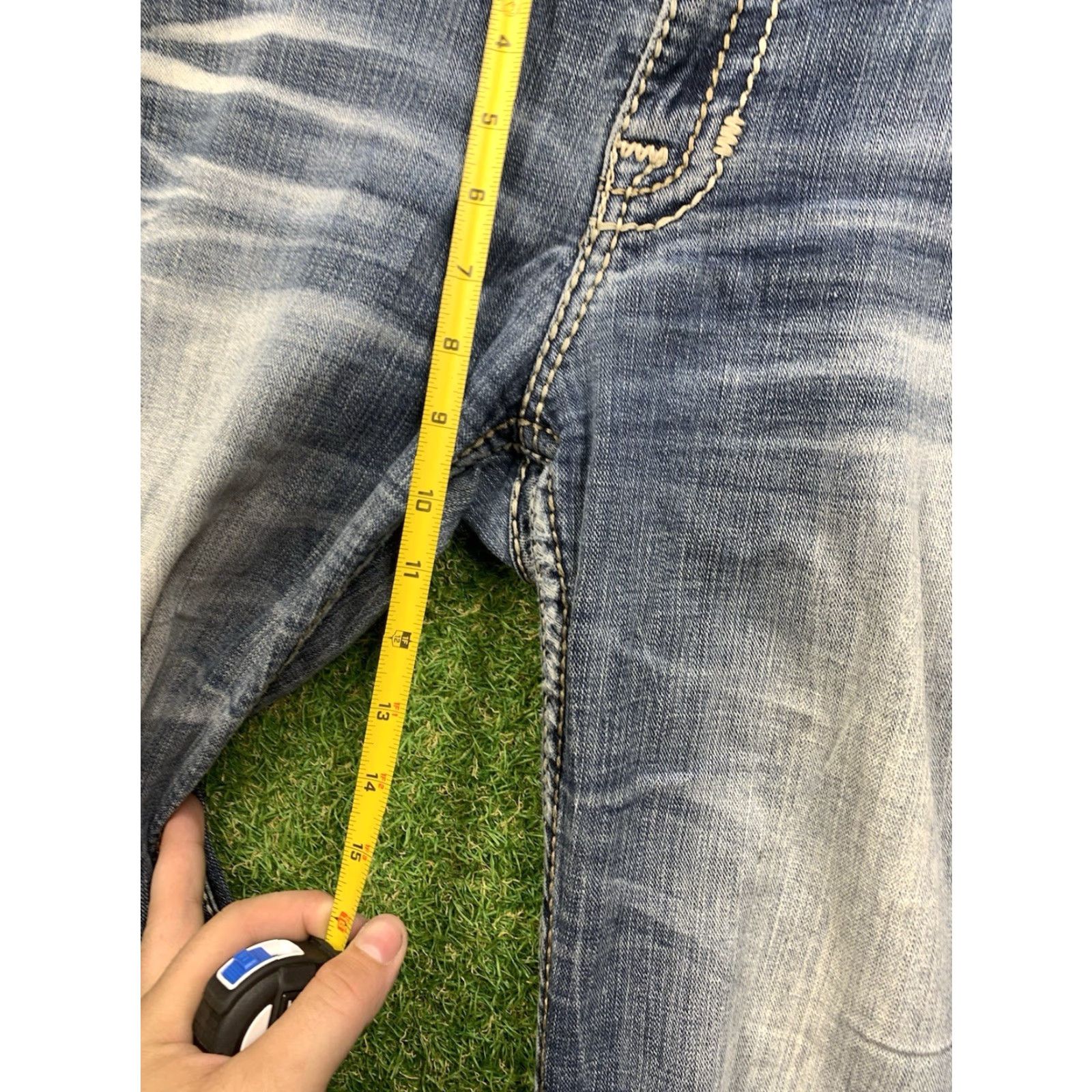 Vintage VINTAGE Big Star Maddie Jeans Womens 31L Bootcut Denim Blue Dark Wash 5-Pocket Size 31 Tall Size 24" / US 00 / IT 34 - 6 Thumbnail