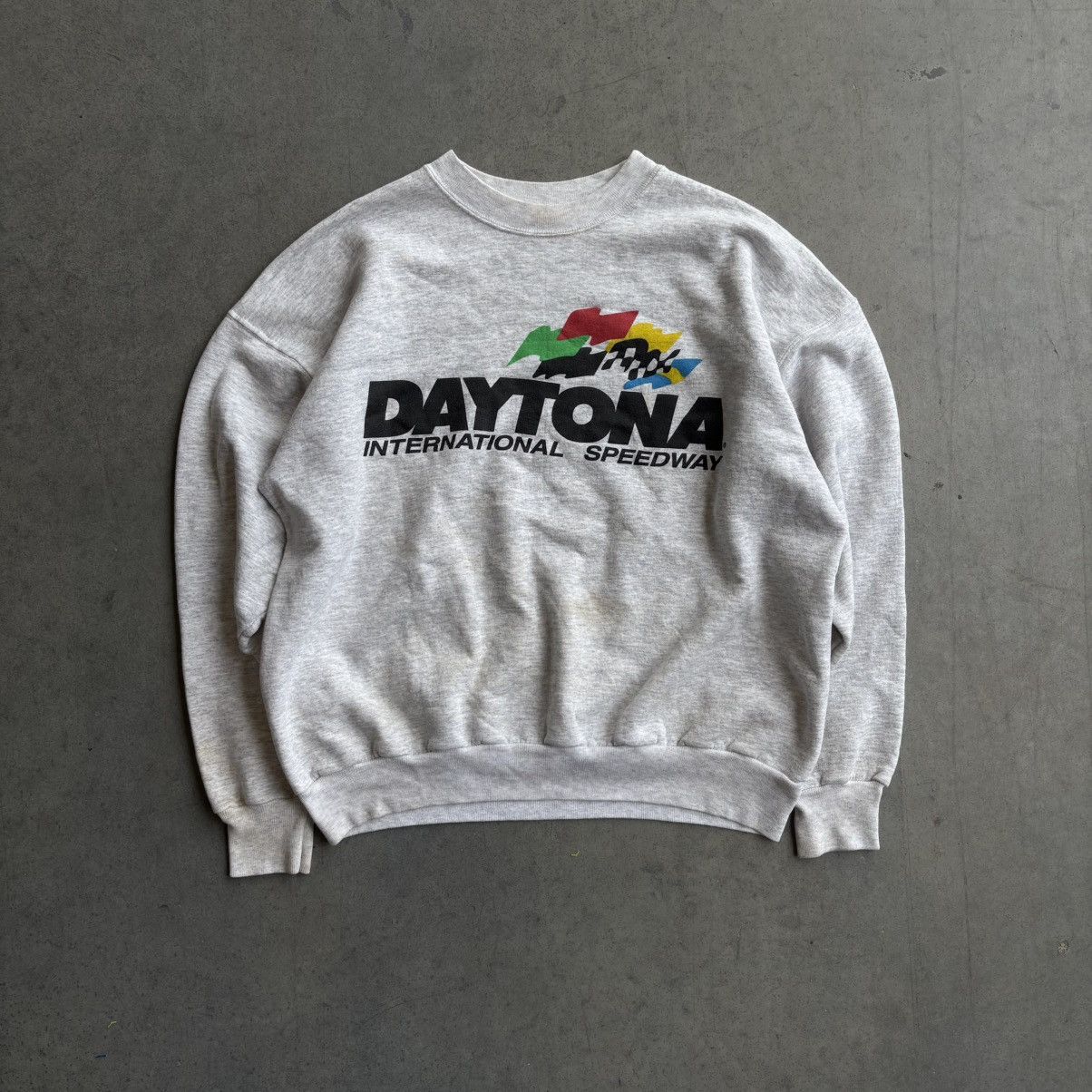 Daytona × NASCAR Vintage Daytona 1990's Sweatshirt NASCAR Racing Crewneck Size US XL / EU 56 / 4 - 1 Thumbnail