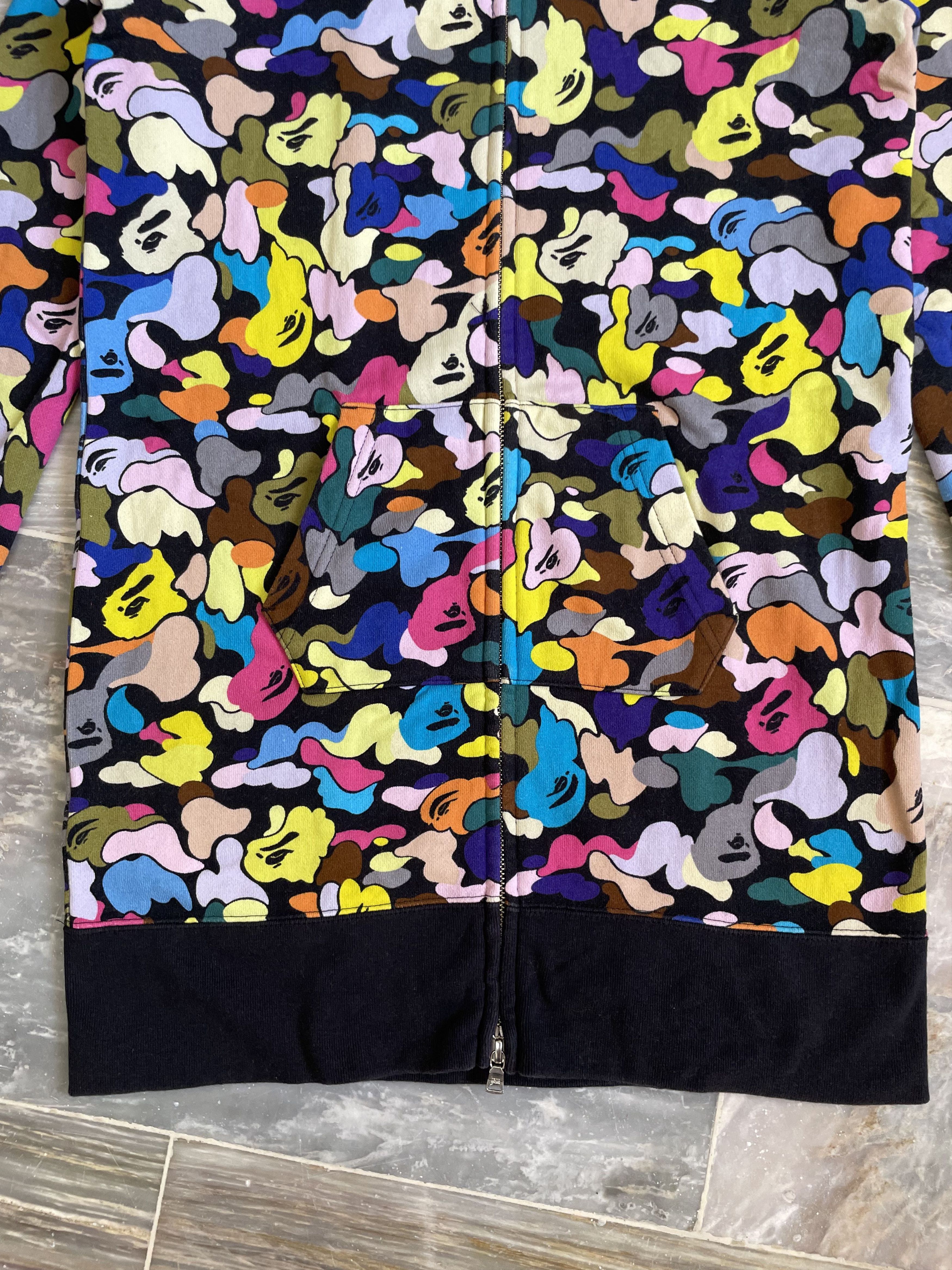 Bape Bape Black Multi Camo Shark Dress Hoodie Size XS / US 0-2 / IT 36-38 - 3 Thumbnail