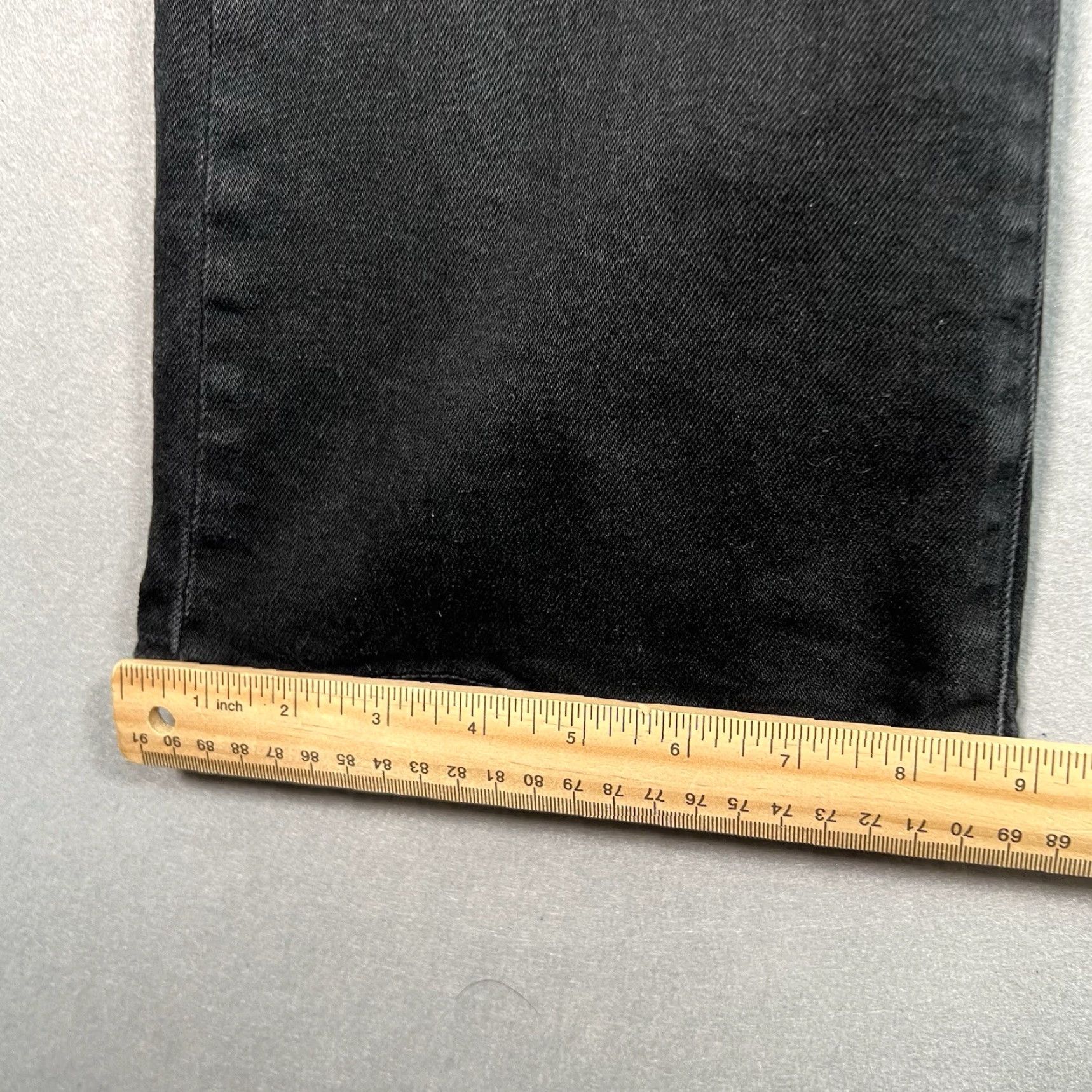 Uniqlo VINTAGE Uniqlo Women's Boots Cut Jeans 28 Black Denim Cotton Blend 90s Retro Size 28" / US 6 / IT 42 - 6 Thumbnail