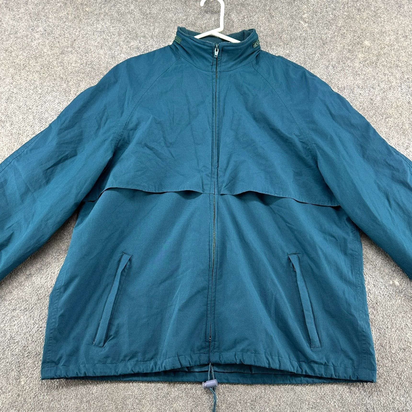 Eddie Bauer VINTAGE Eddie Bauer Jacket Mens XL Blue Teal Windbreaker Rain Coat Goretex 90s Zip Size US XL / EU 56 / 4 - 3 Thumbnail