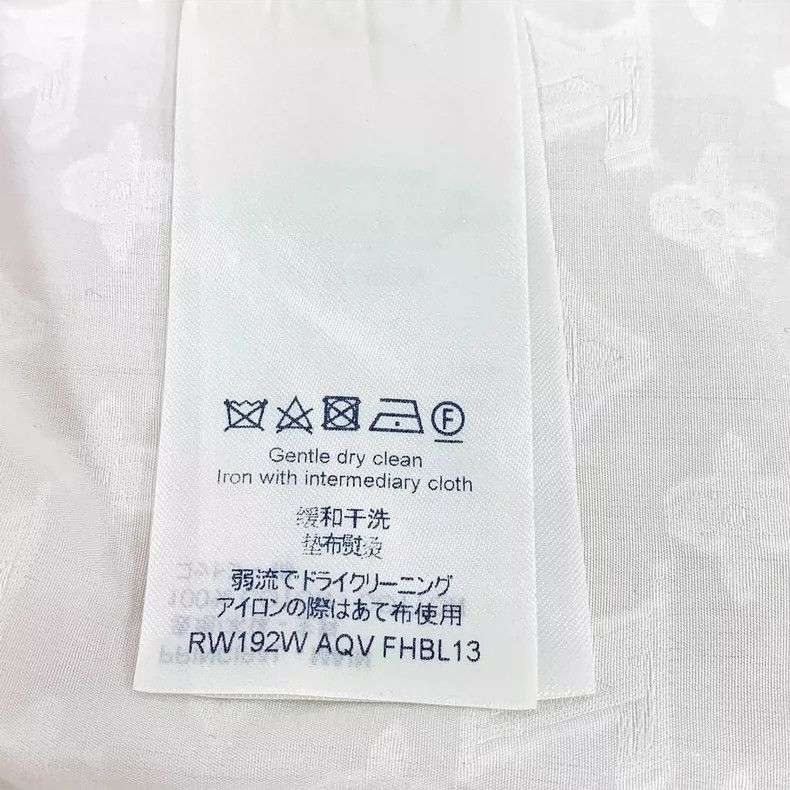 Louis Vuitton Louis Vuitton White logo jacquard full-print cotton lace s Size XS / US 0-2 / IT 36-38 - 6 Thumbnail