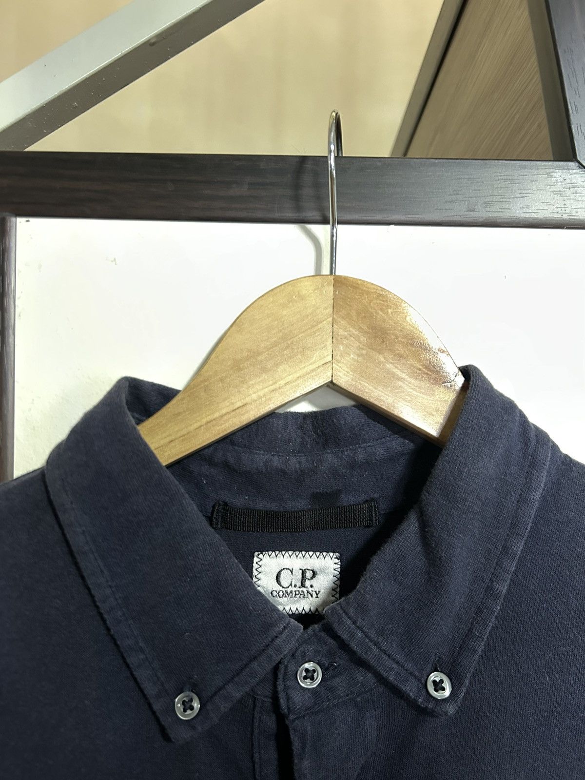 C.P. Company C.P. Company Vintage Made in Italy Button-Down Polo Shirt Size US XL / EU 56 / 4 - 5 Thumbnail