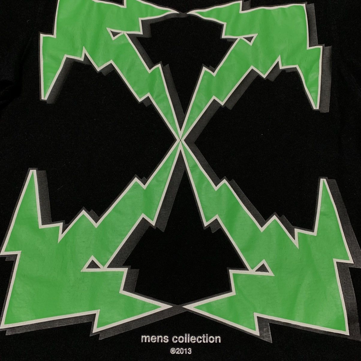 Off-White Off White XXS Bolt Arrows Black Tee Virgil Abloh Size US XXS / EU 40 - 3 Thumbnail
