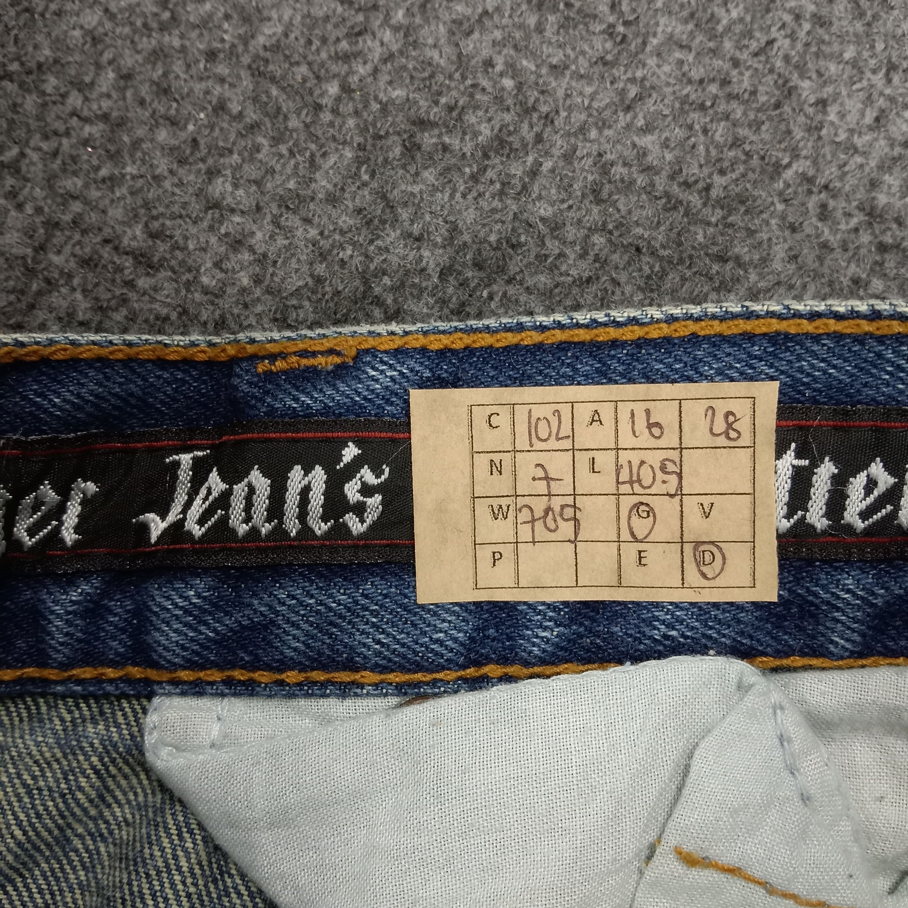 Jean Paul Gaultier Gaultier Jeans Japanese Brand Denim Jeans Size US 32 / EU 48 - 16 Thumbnail
