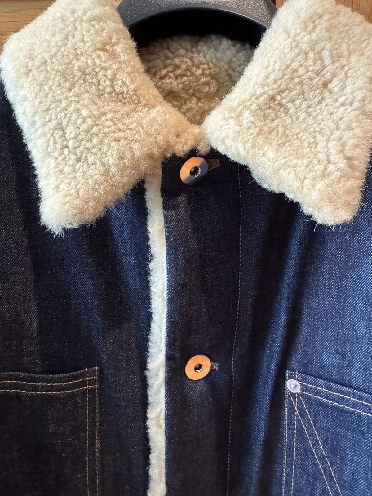Bottega Veneta Bottega Veneta Shearling-Lined Denim Jacket Size 50 (L) FW22 Size US M / EU 48-50 / 2 - 2 Thumbnail