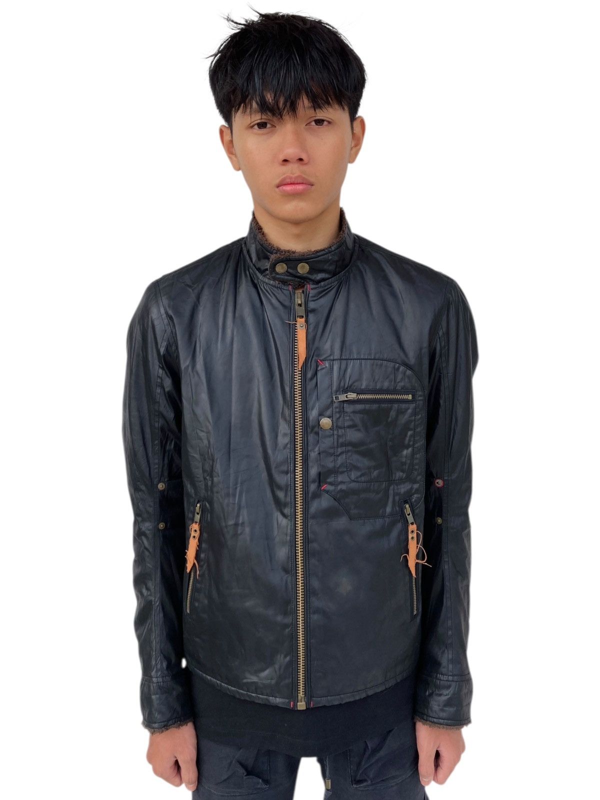 14th Addiction 1990s Ball Italy - Nylon Biker Jacket Size US L / EU 52-54 / 3 - 1 Thumbnail