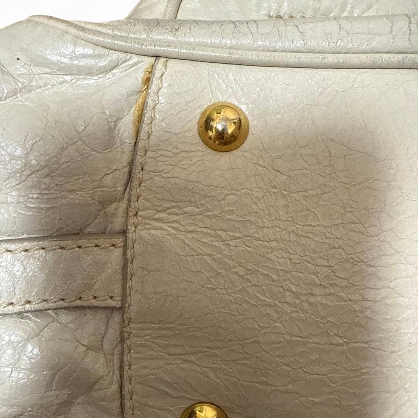 Miu Miu Miu Miu - Leather Handbag Gold Hardware Size ONE SIZE - 9 Thumbnail