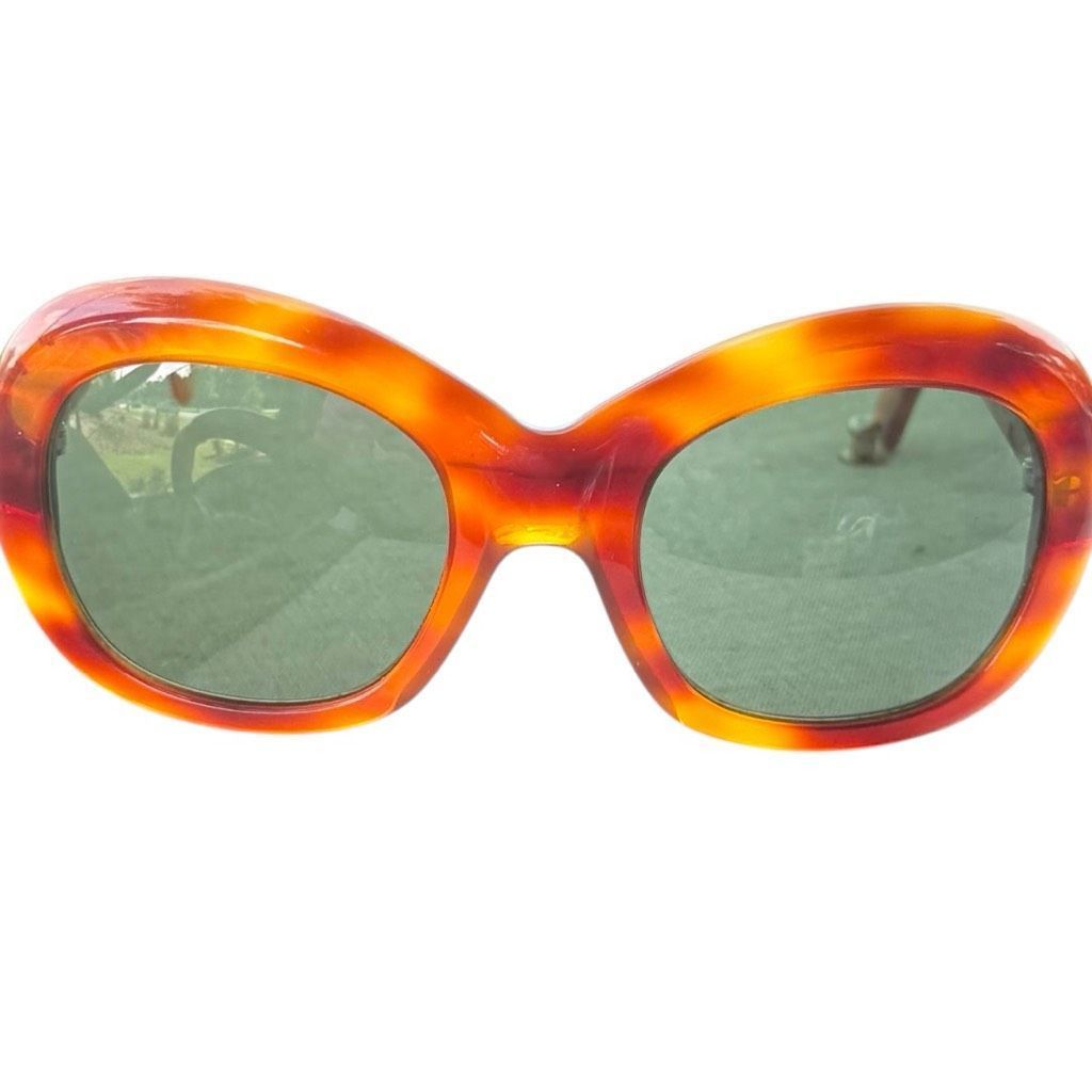 Other Y2K 1990s Vintage FRANÇOIS PINTON Jacky O Regard Tortoiseshe Size ONE SIZE - 4 Thumbnail