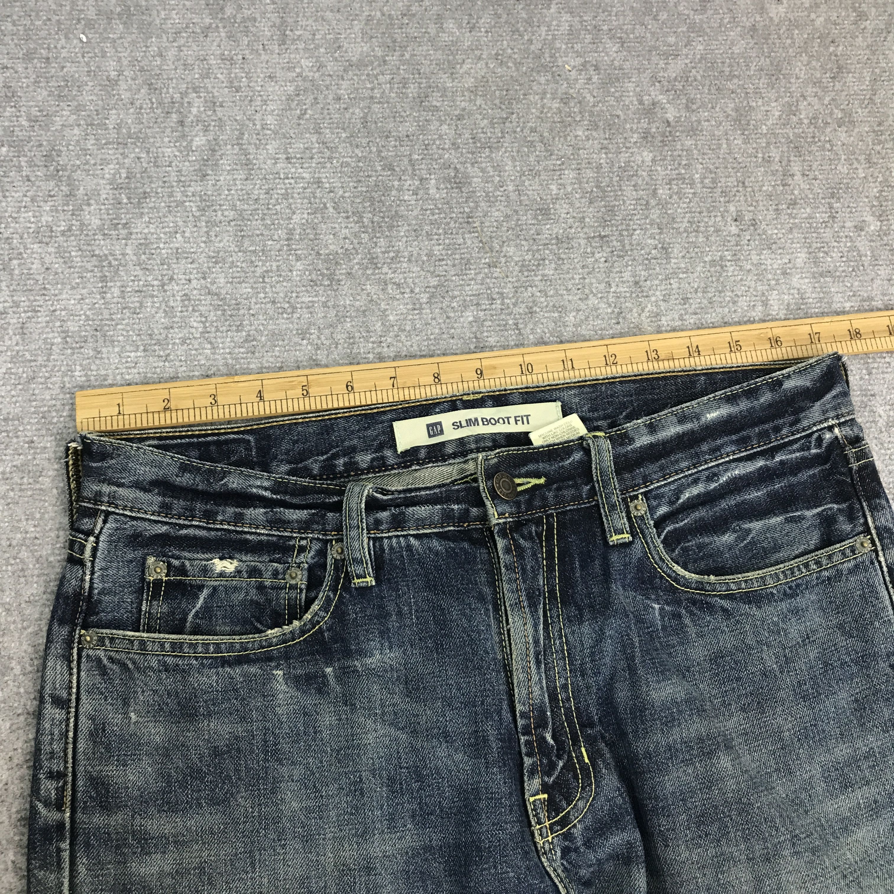 Gap GAP DISTRESSED BAGGY DENIM JEANS PANTS Size US 32 / EU 48 - 4 Thumbnail