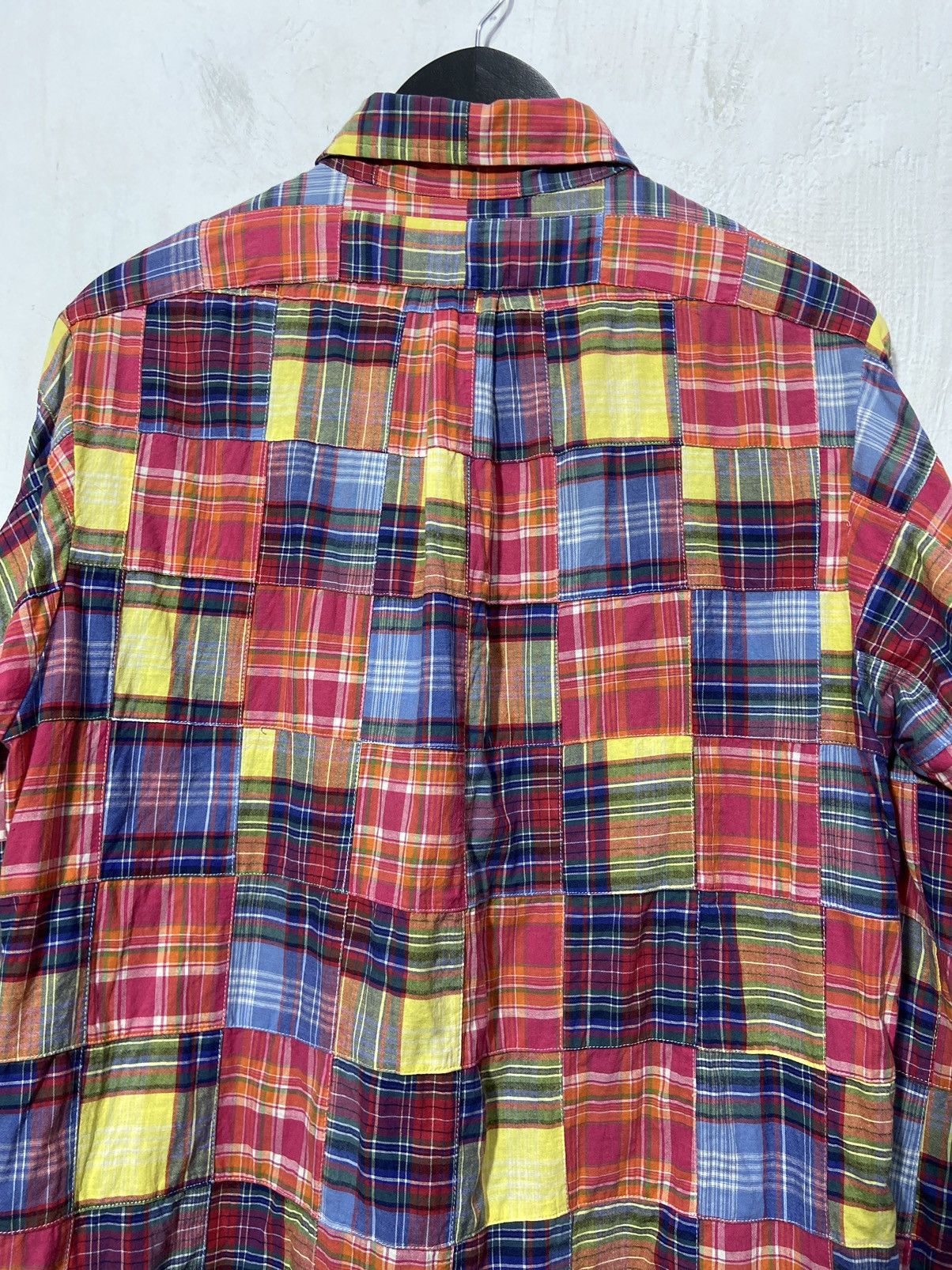 RRL Ralph Lauren Vintage Polo Ralph Lauren Patchwork Shirt Kapital Style Size US M / EU 48-50 / 2 - 12 Thumbnail