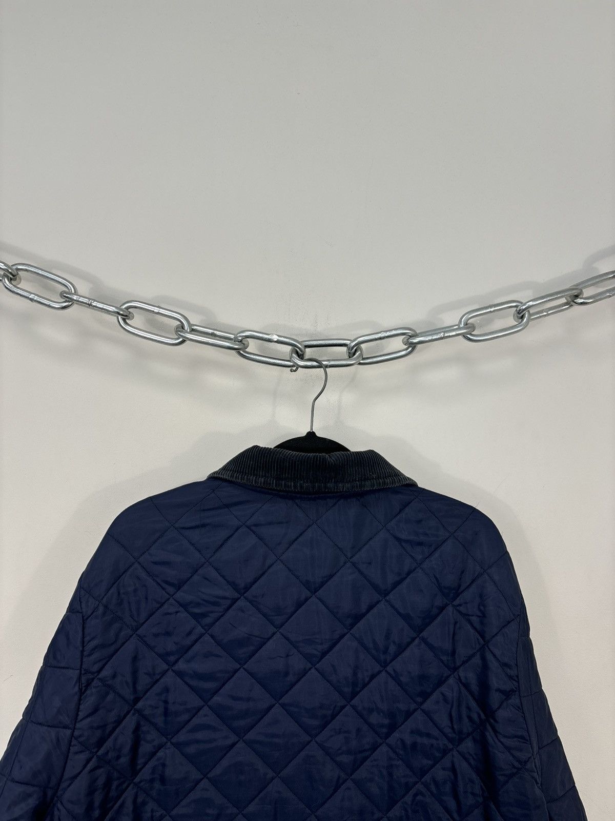 Barbour Barbour Vintage Liddesdale Navy Blue Hunting Quilted Jacket Size US XL / EU 56 / 4 - 20 Thumbnail