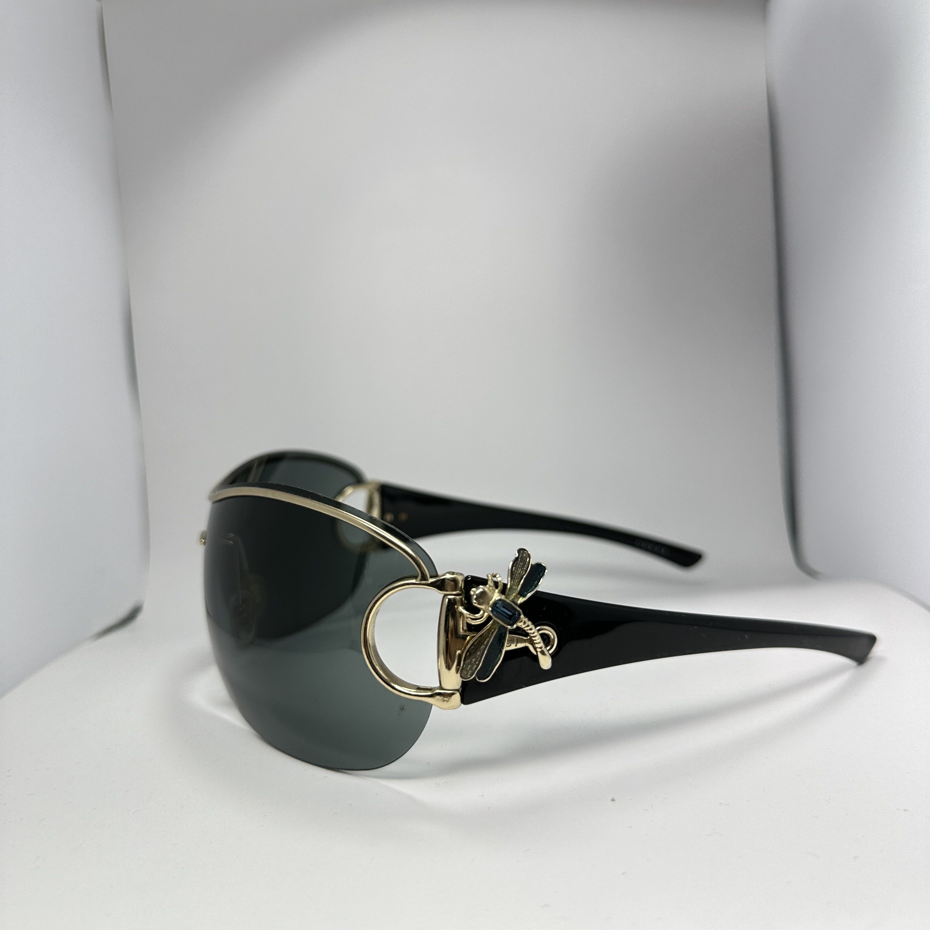 Gucci Vintage Avant Garde Gucci Mask Sunglasses 00s Size ONE SIZE - 10 Thumbnail